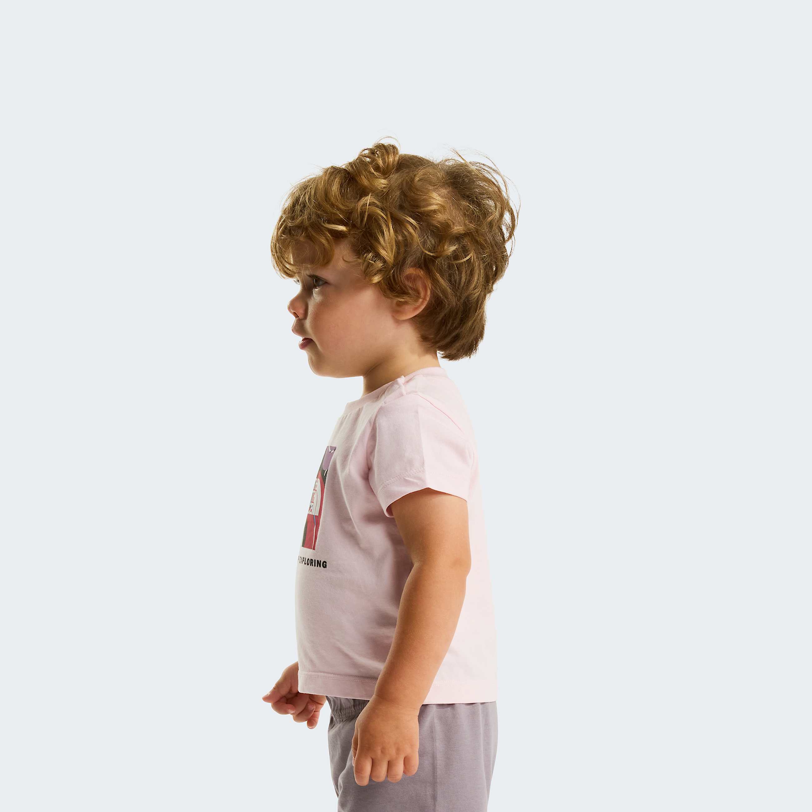 Baby NSE Box Play Regular Shorts Set TNF Pale BlossomTranscendent Grey ALT3