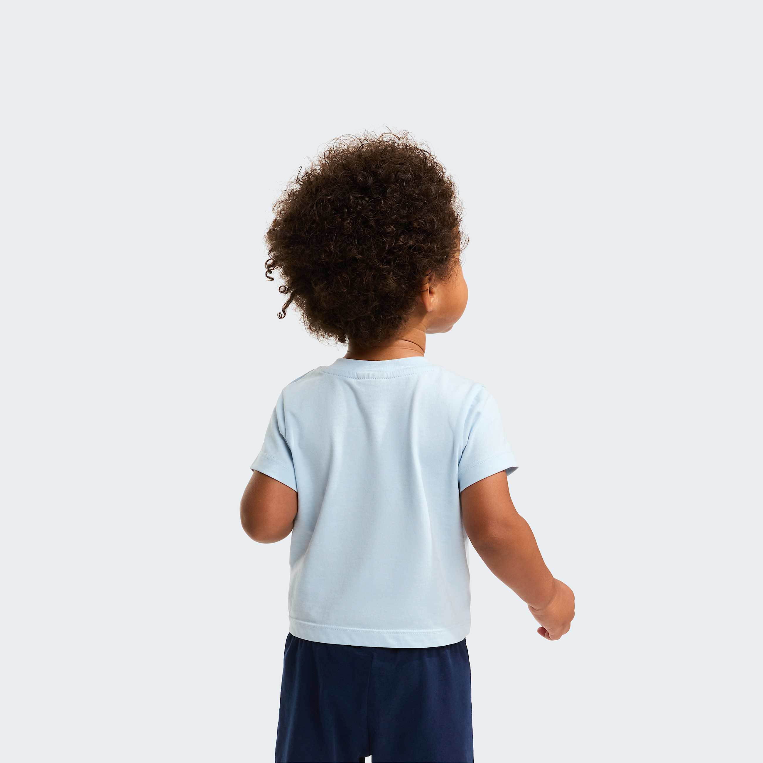 Baby NSE Box Play Regular Shorts Set TNF Polar HazeSummit Navy ALT4