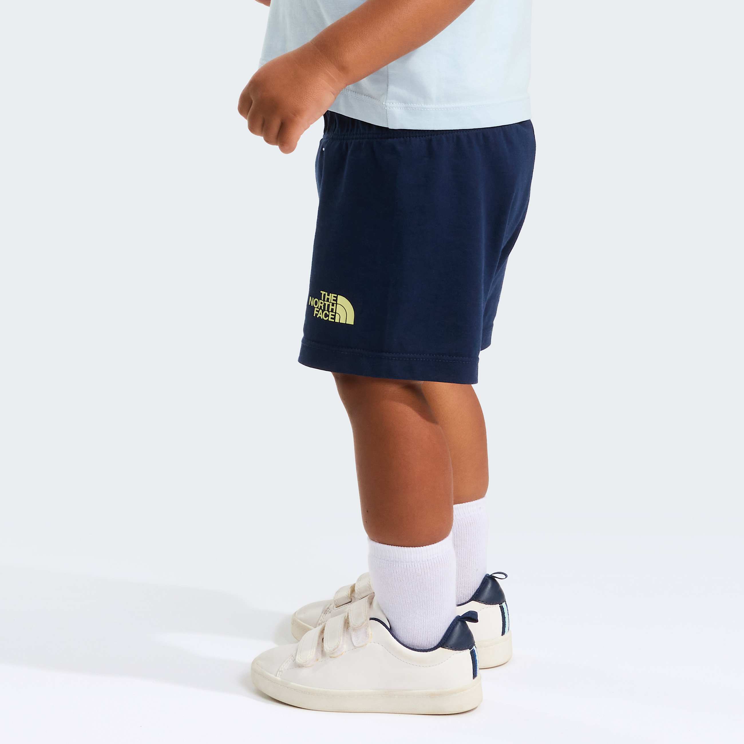 Baby NSE Box Play Regular Shorts Set TNF Polar HazeSummit Navy ALT7