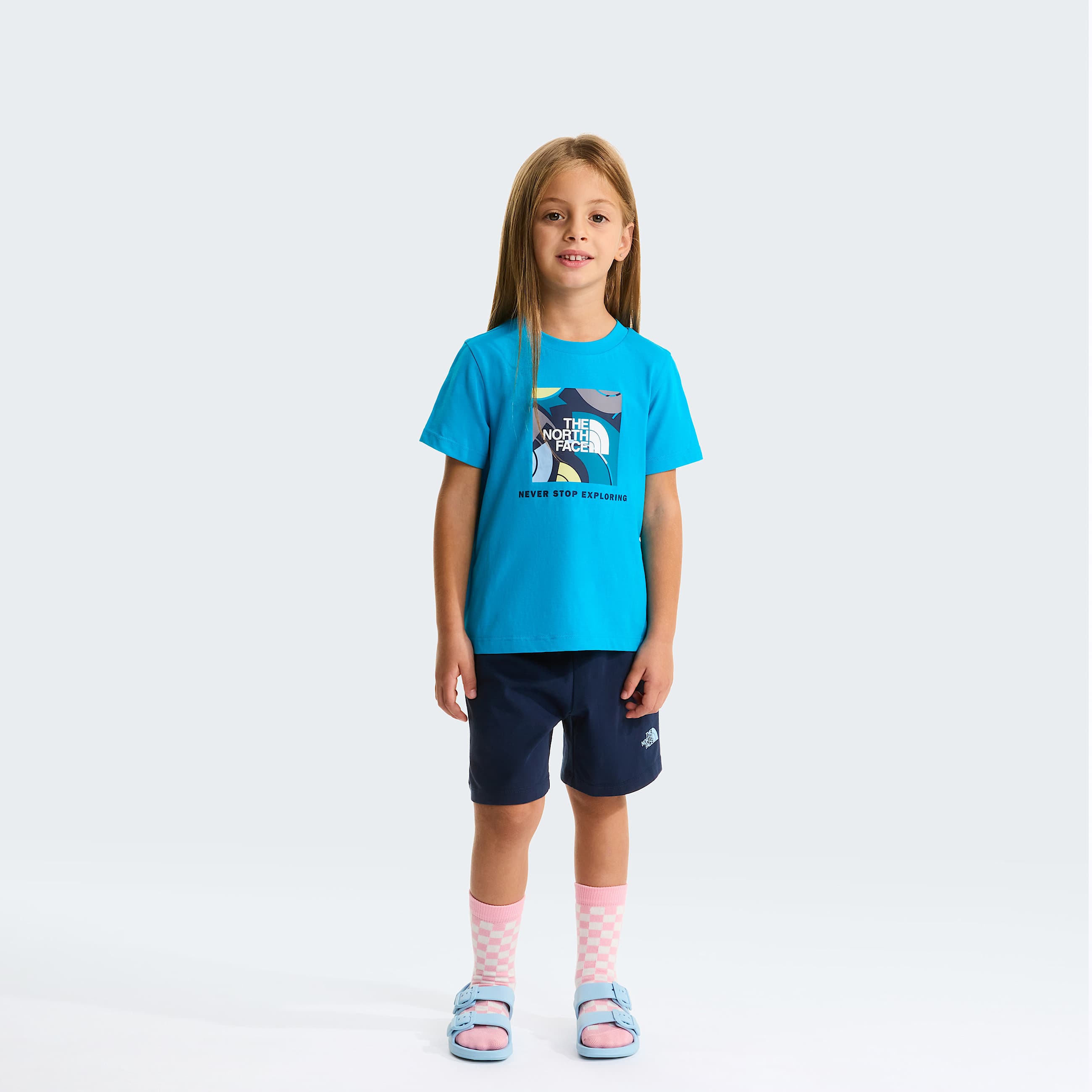 NSE Box Play Regular Shorts Set fr Kinder TNF ALT11