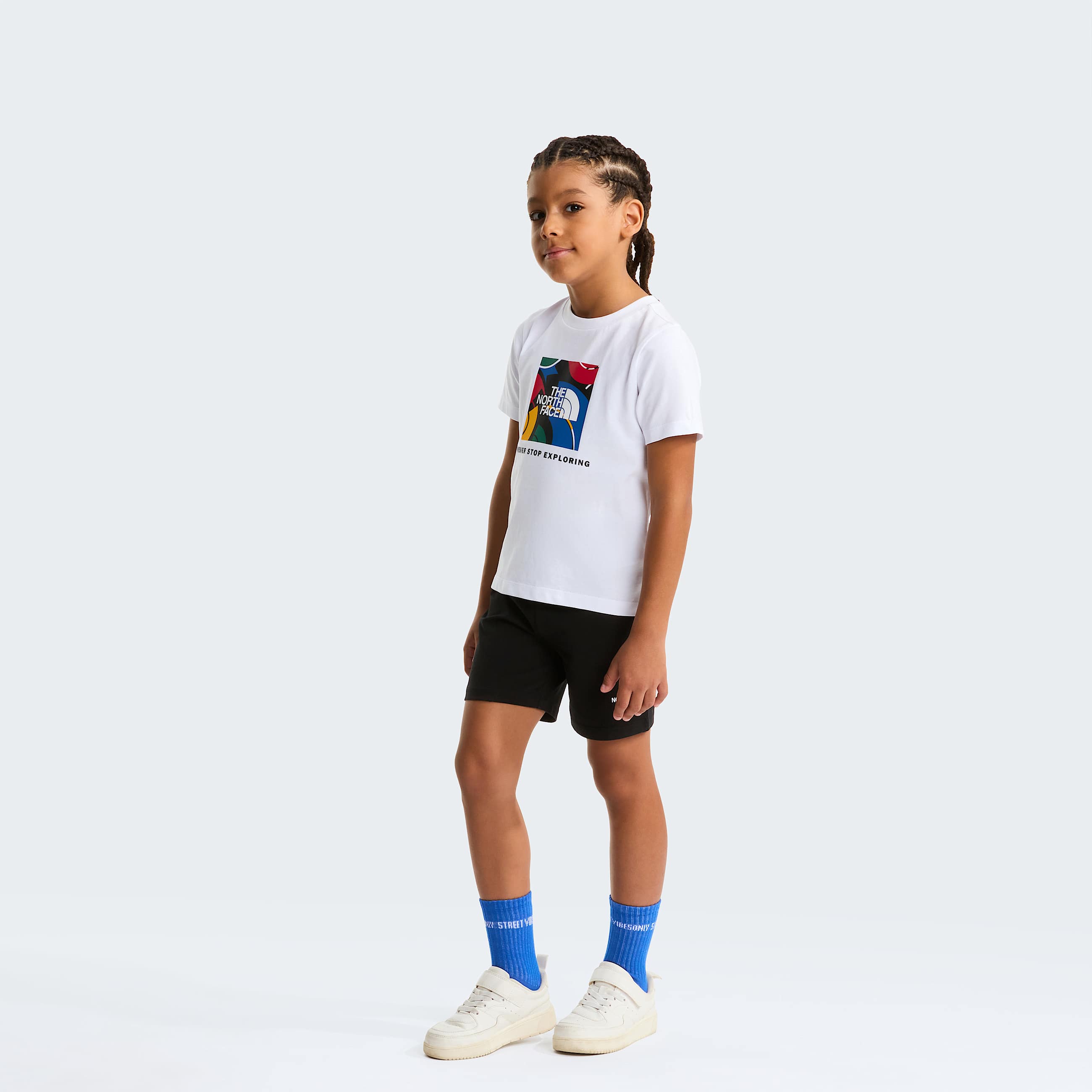 NSE Box Play Regular Shorts Set Barn TNF HERO