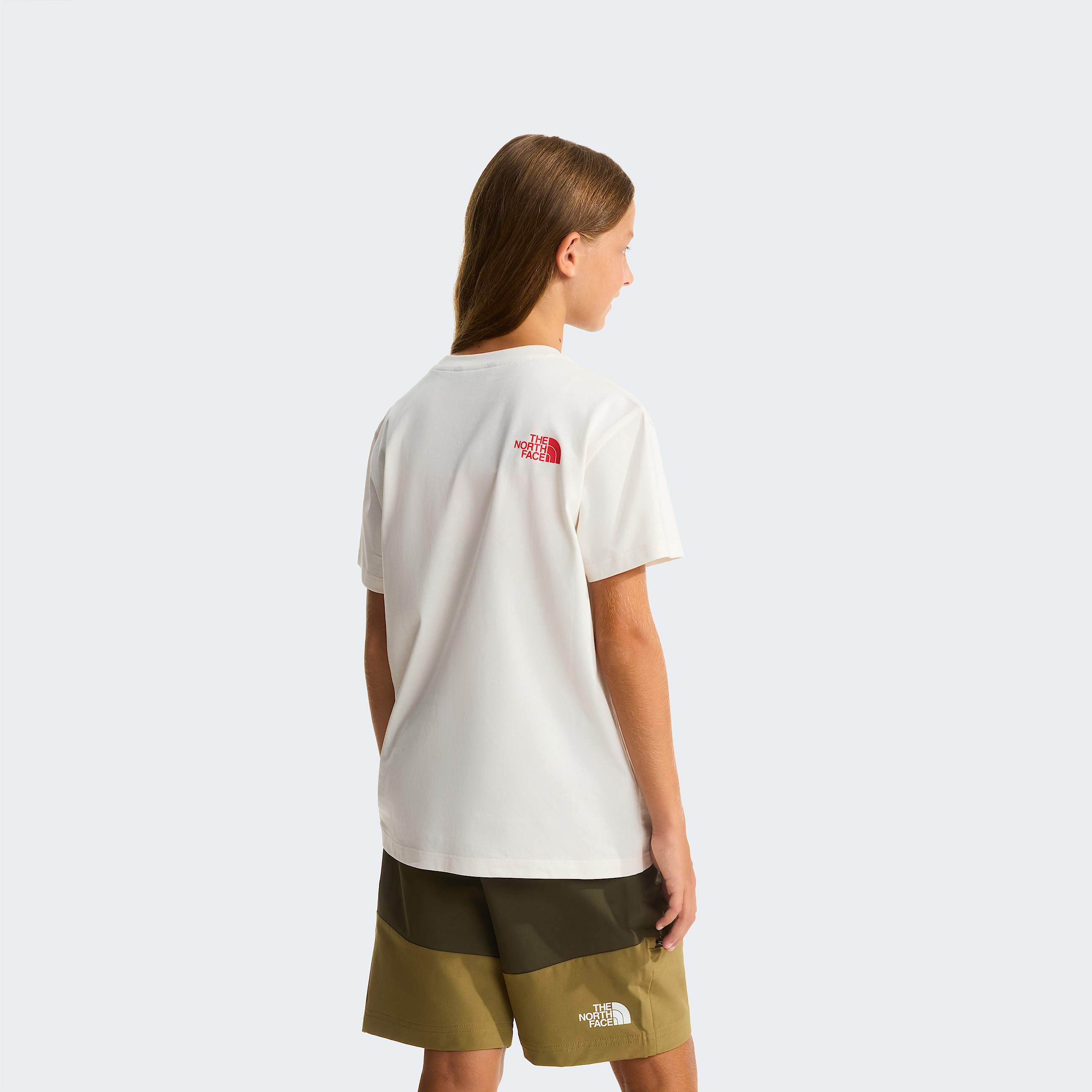 Girls Brand Proud Relaxed TShirt TNF White Dune ALT3