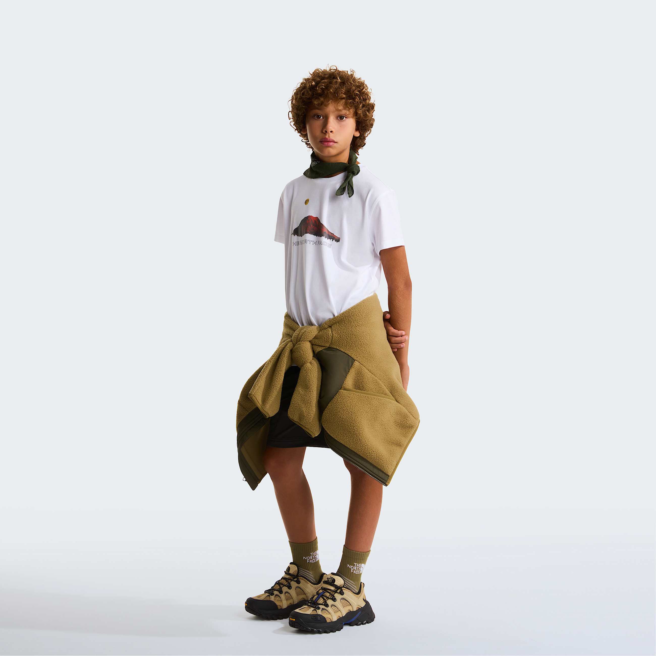 Boys Mountain Night Relaxed TShirt TNF TNF White ALT1