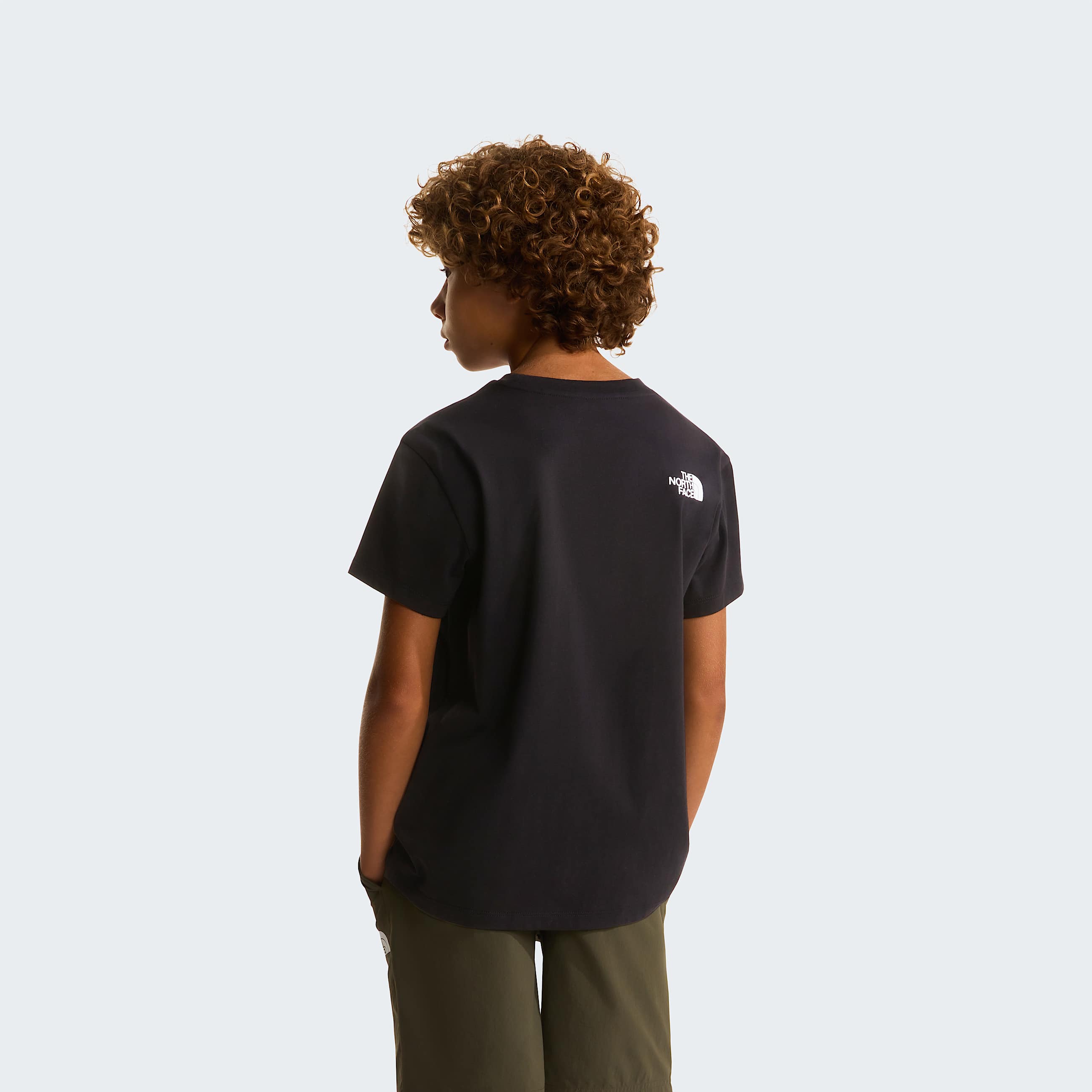 Boys Mountain Night Relaxed TShirt TNF TNF Black ALT3