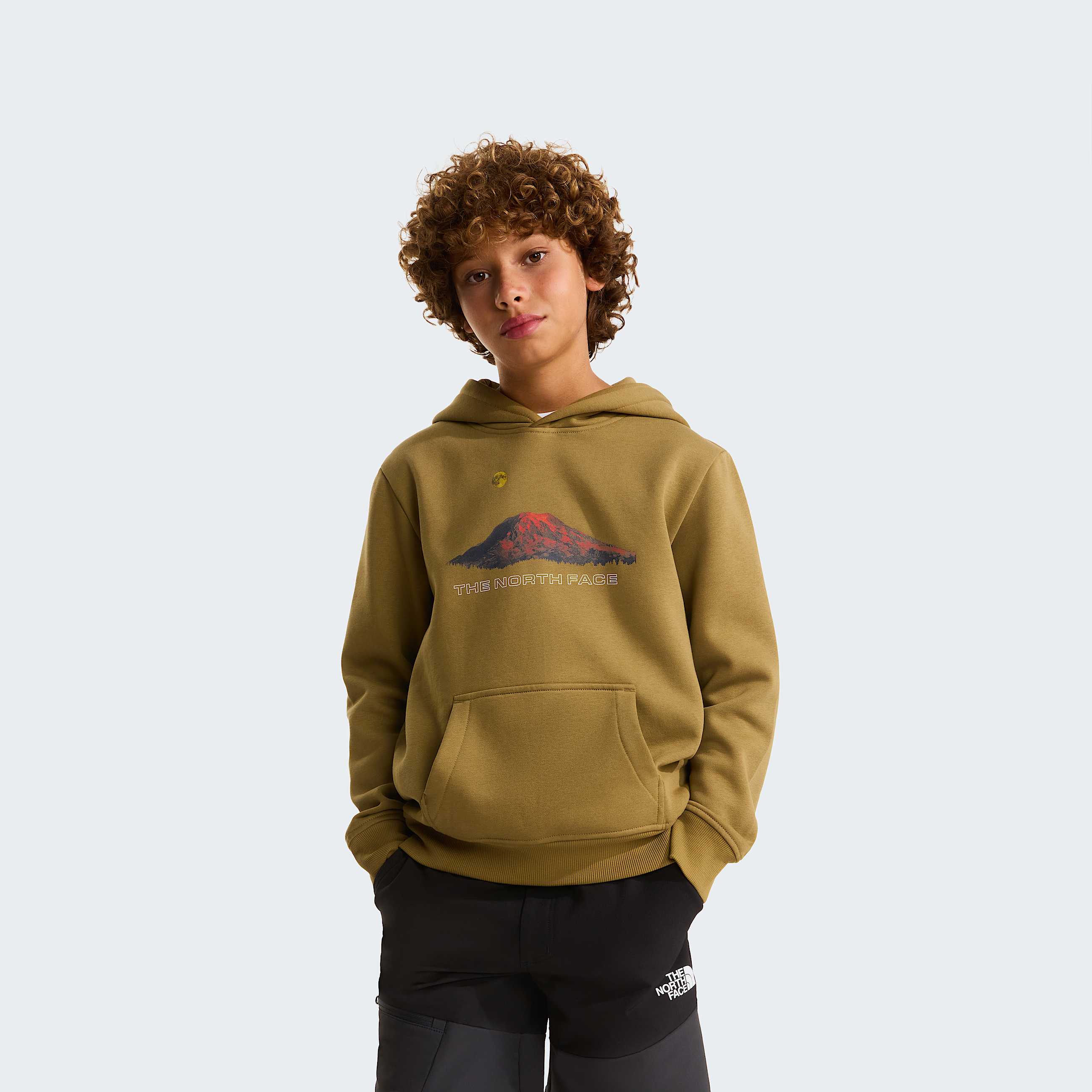 Mountain Night Relaxed Hoodie Boy TNF HERO