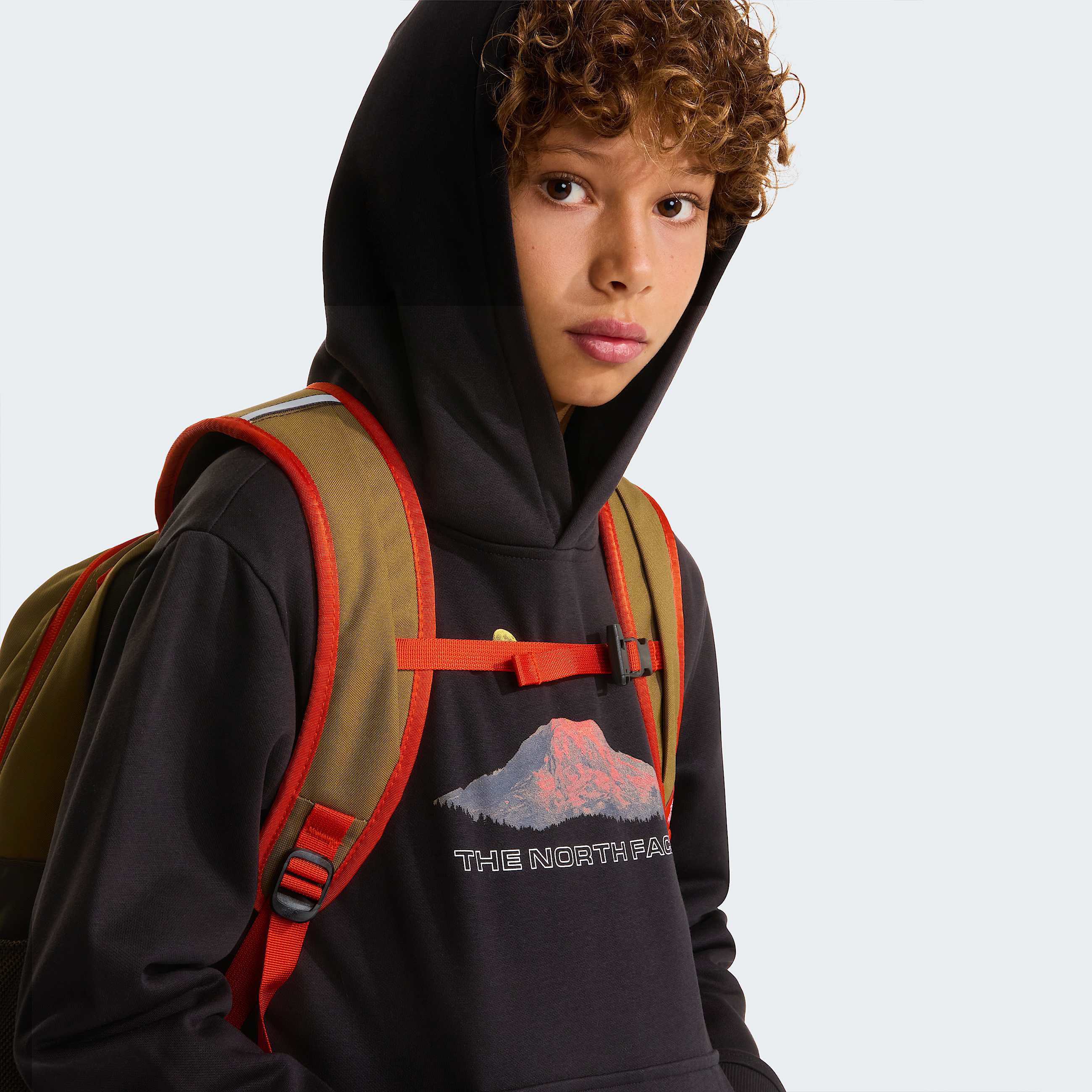 Mountain Night Relaxed Hoodie Boy TNF TNF Black ALT6