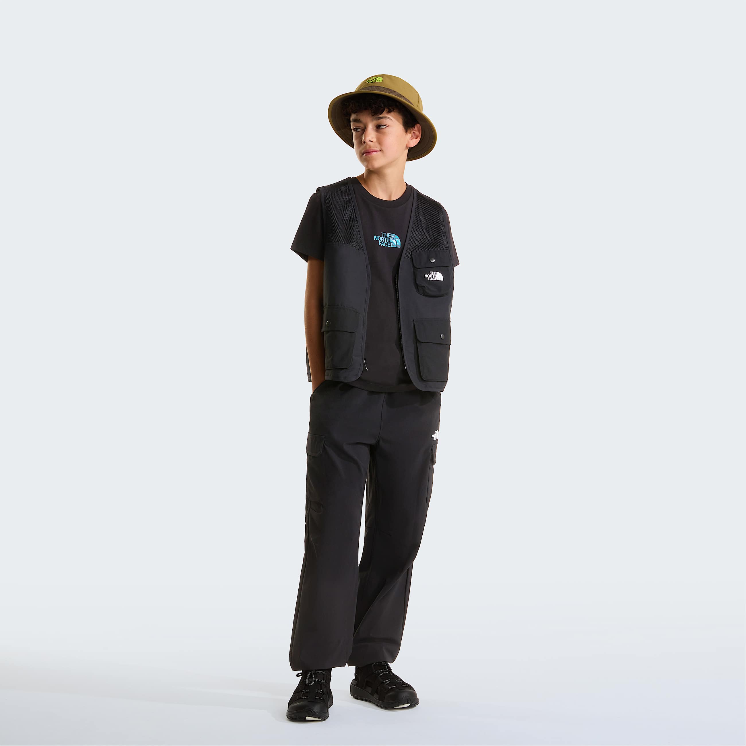 Boys Liquid Logo Regular TShirt TNF TNF Black ALT1