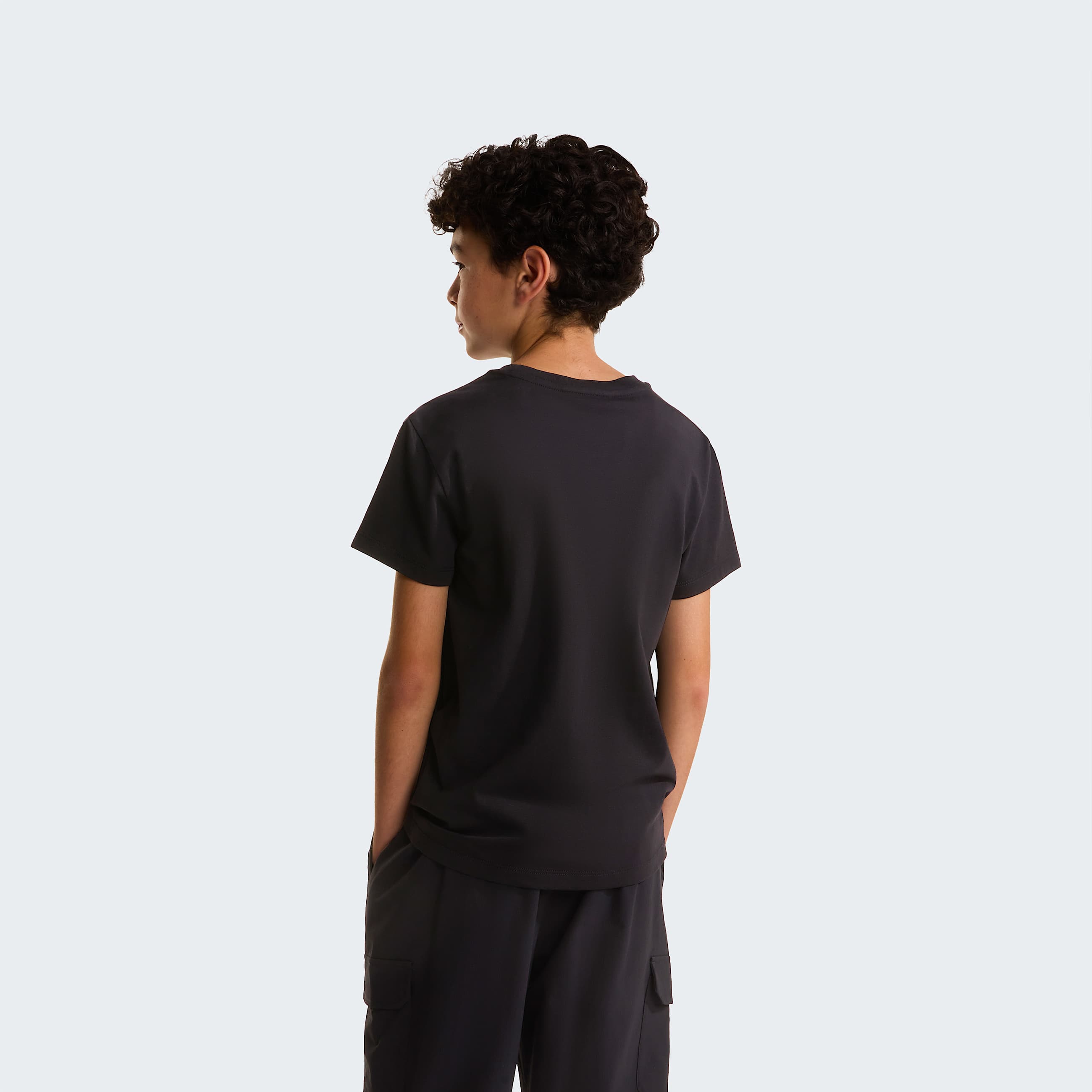 Boys Liquid Logo Regular TShirt TNF TNF Black ALT3