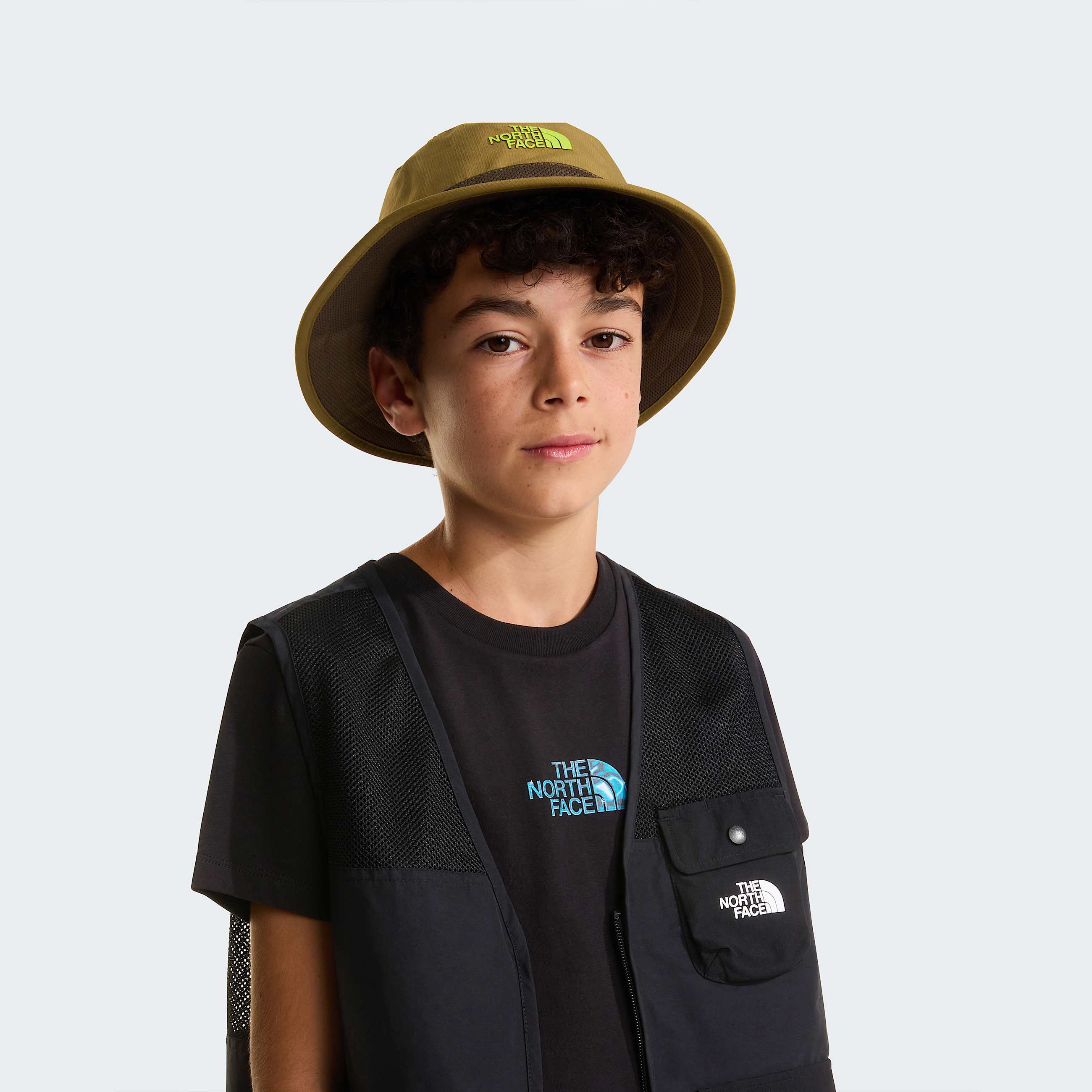 Boys Liquid Logo Regular TShirt TNF TNF Black ALT4