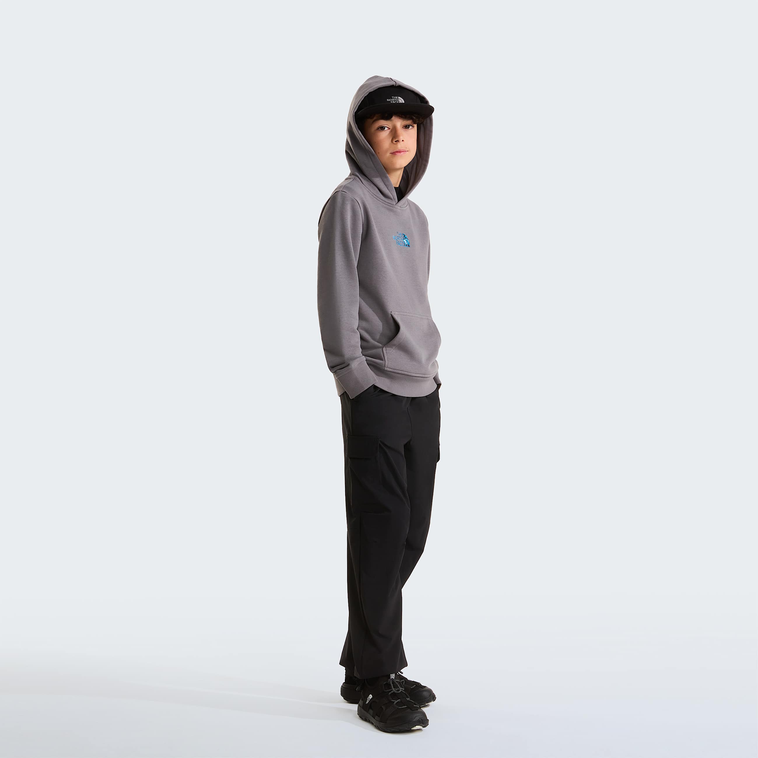 Liquid Logo Regular Hoodie Boy TNF ALT1