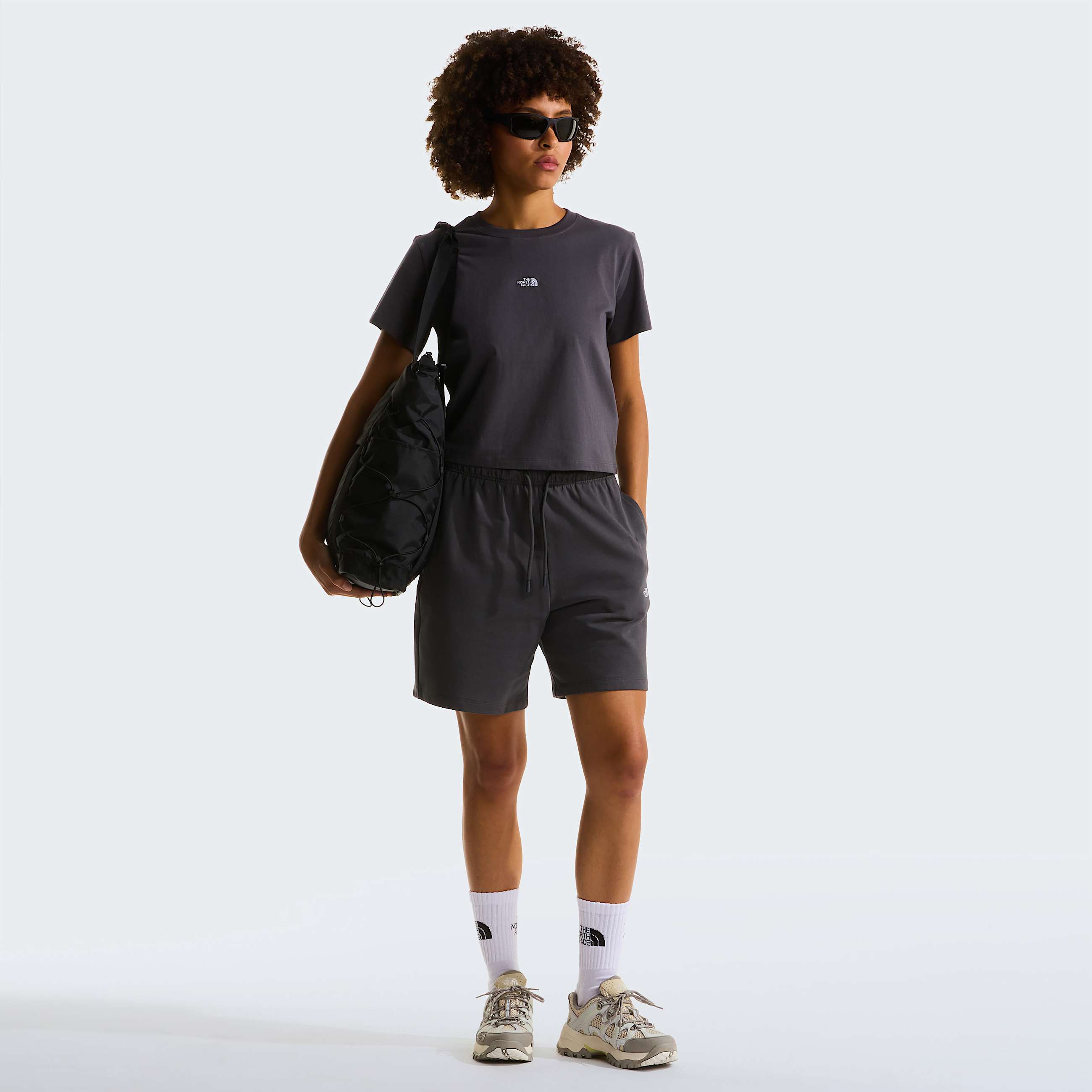 Womens Essential Regular Cutie TShirt TNF Anthracite Grey ALT1