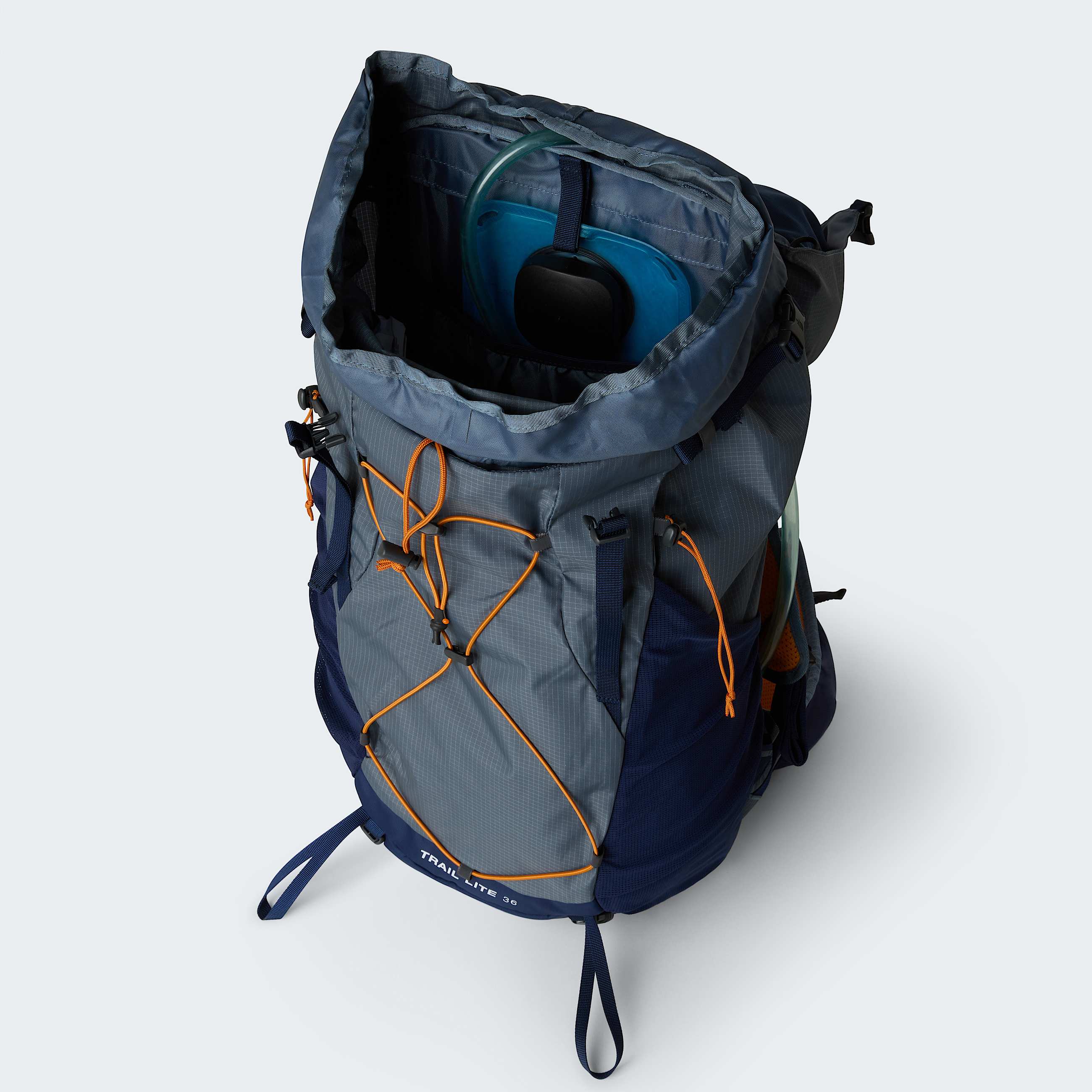 Trail Lite 36Litre Backpack TNF Granite GreySummit NavyDust Orange ALT5