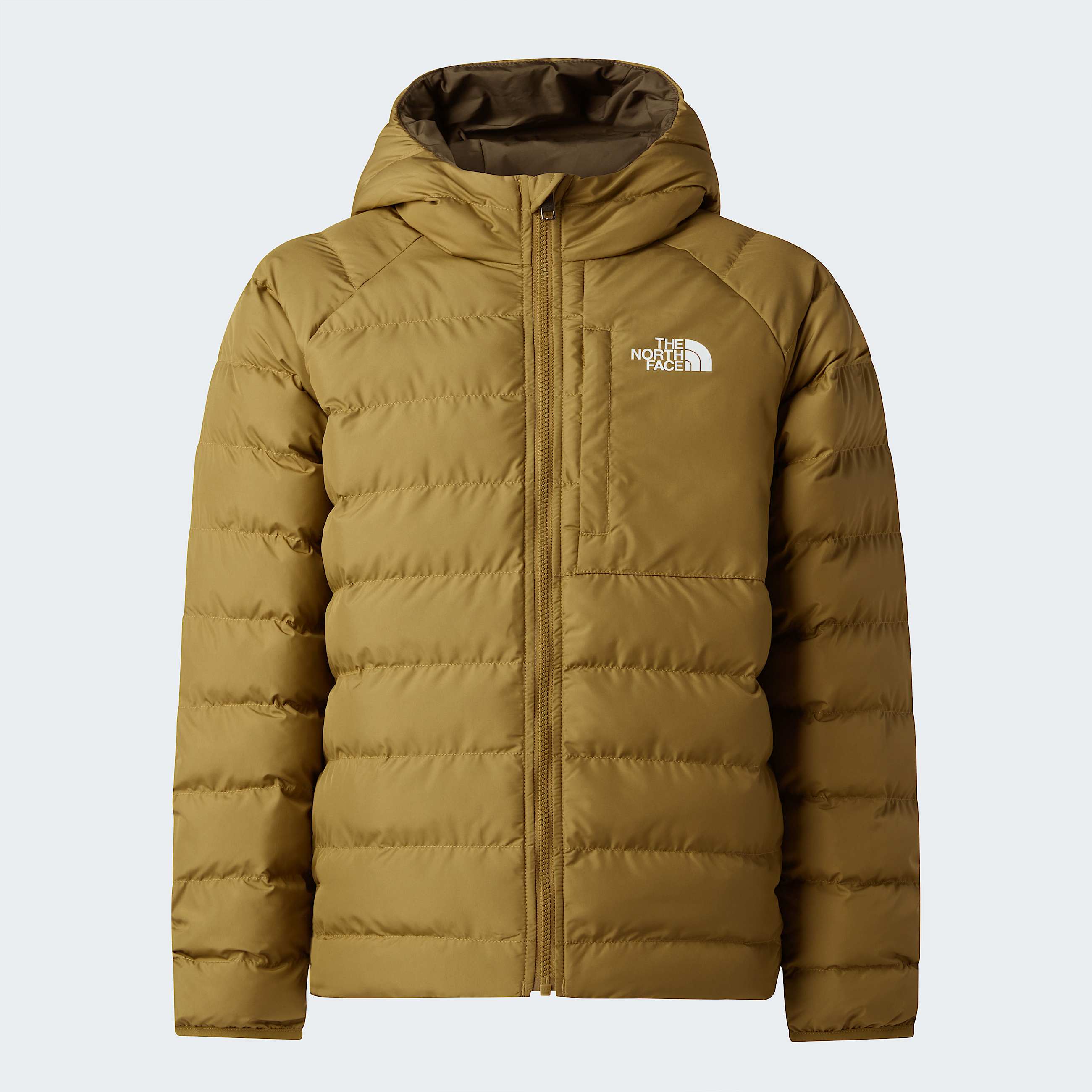 Boys Reversible Perrito Jacket TNF CedarNew Taupe Green ALT20