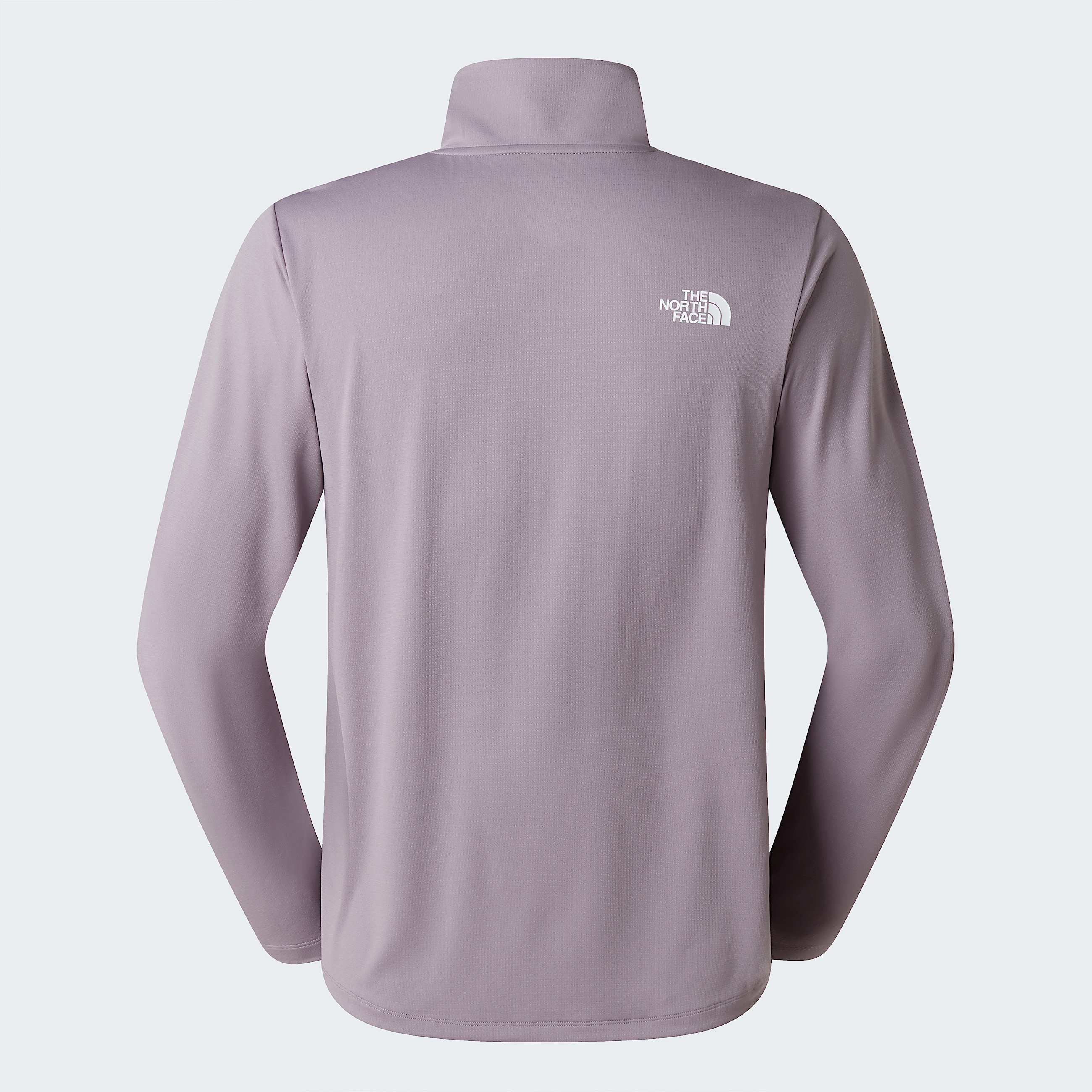 Mens 247 14 Zip LongSleeve TShirt TNF Transcendent Grey ALT21