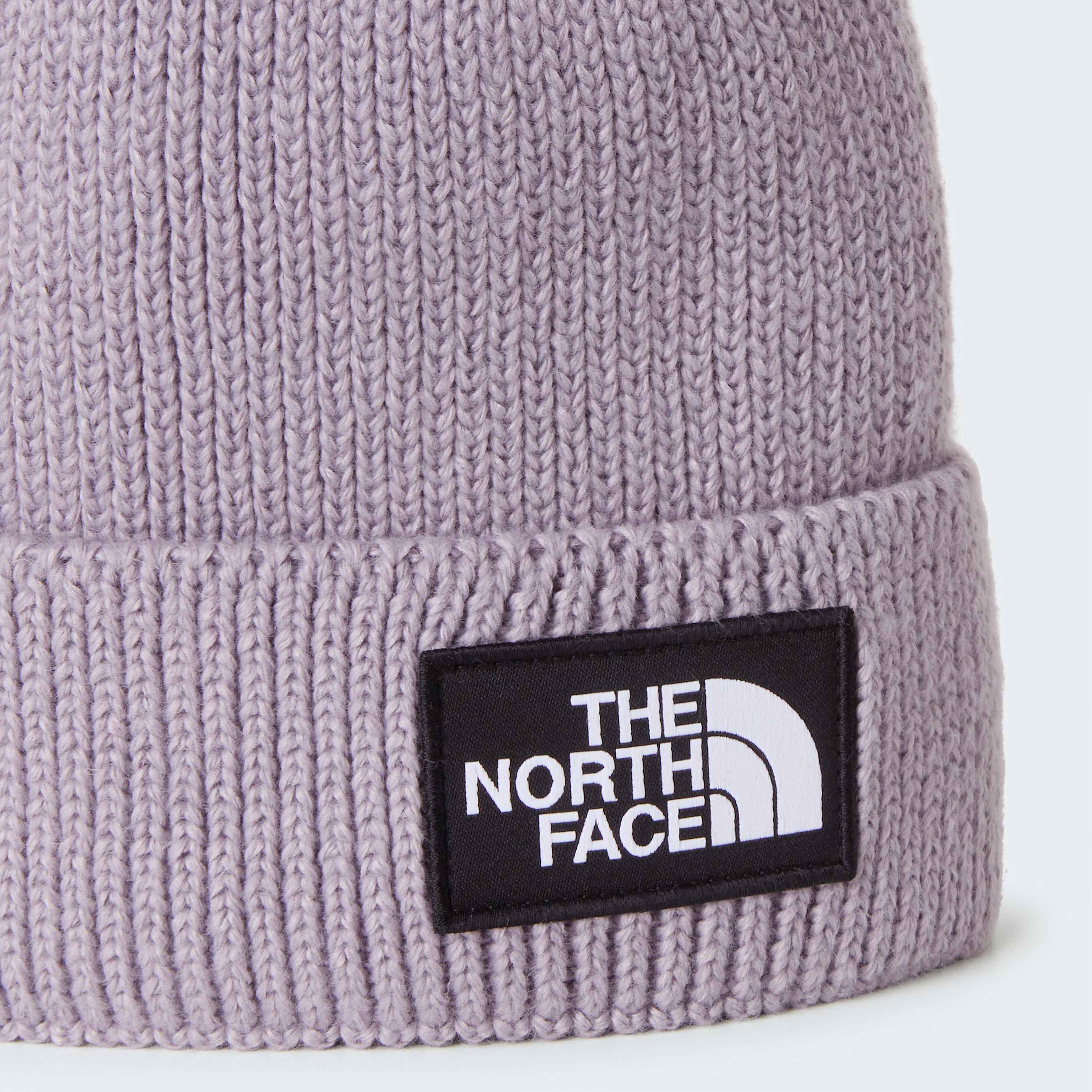 Berretto con risvolto e logo box TNF TNF Transcendent Grey ALT2