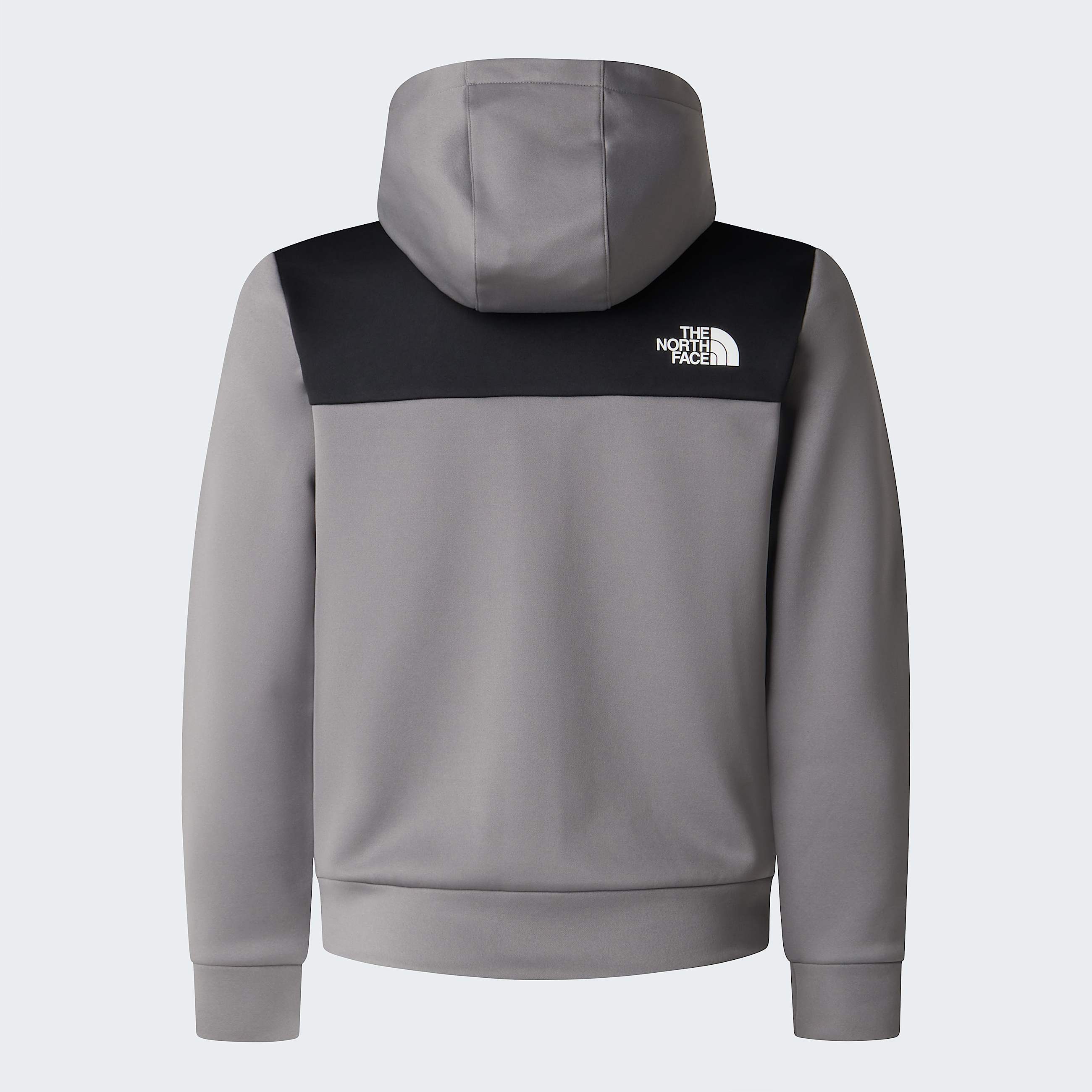 Reaxionhoodie met volledige ritssluiting voor tieners TNF Smoked Pearl ALT21