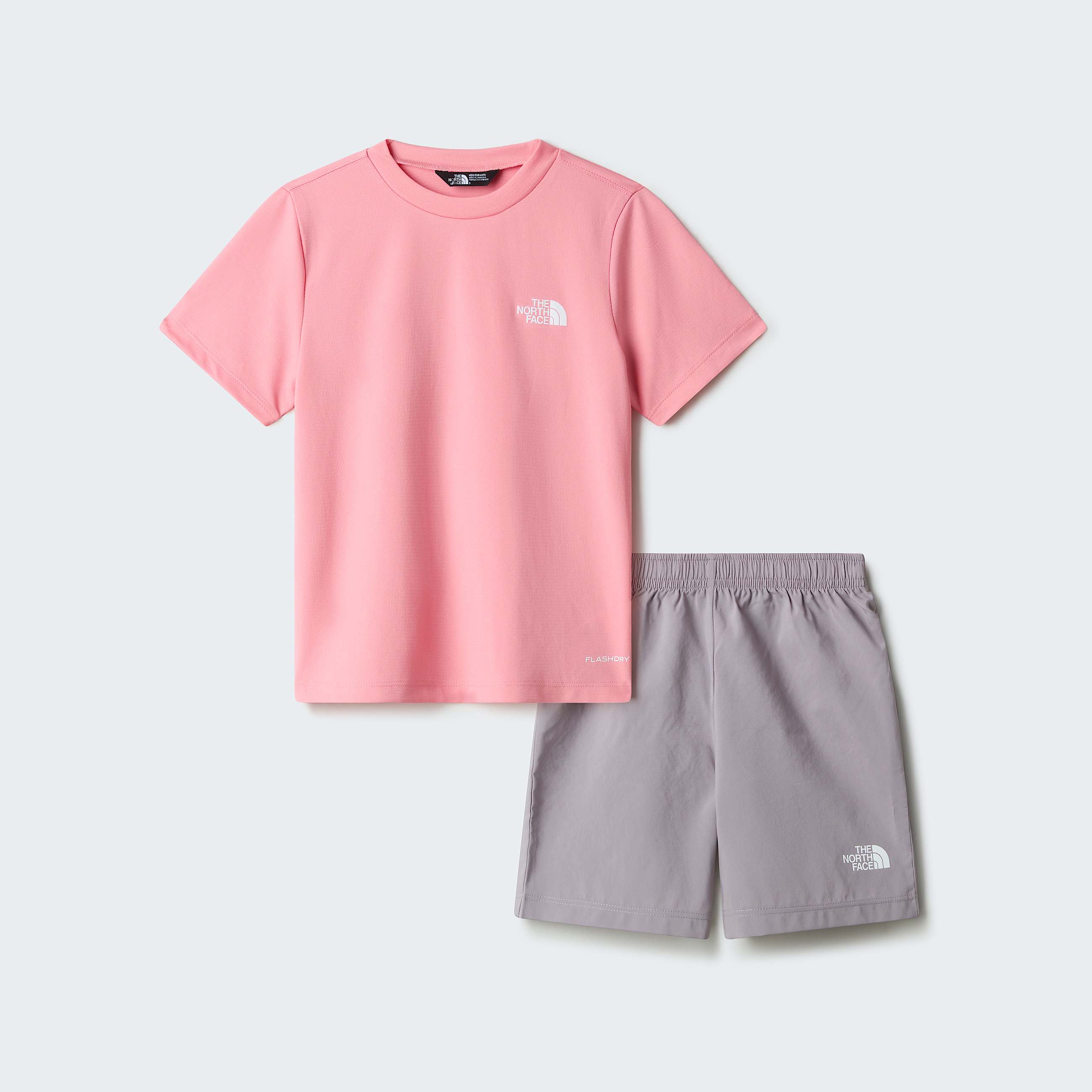 Kids 247 Set TNF Coral CrushTranscendent Grey ALT20