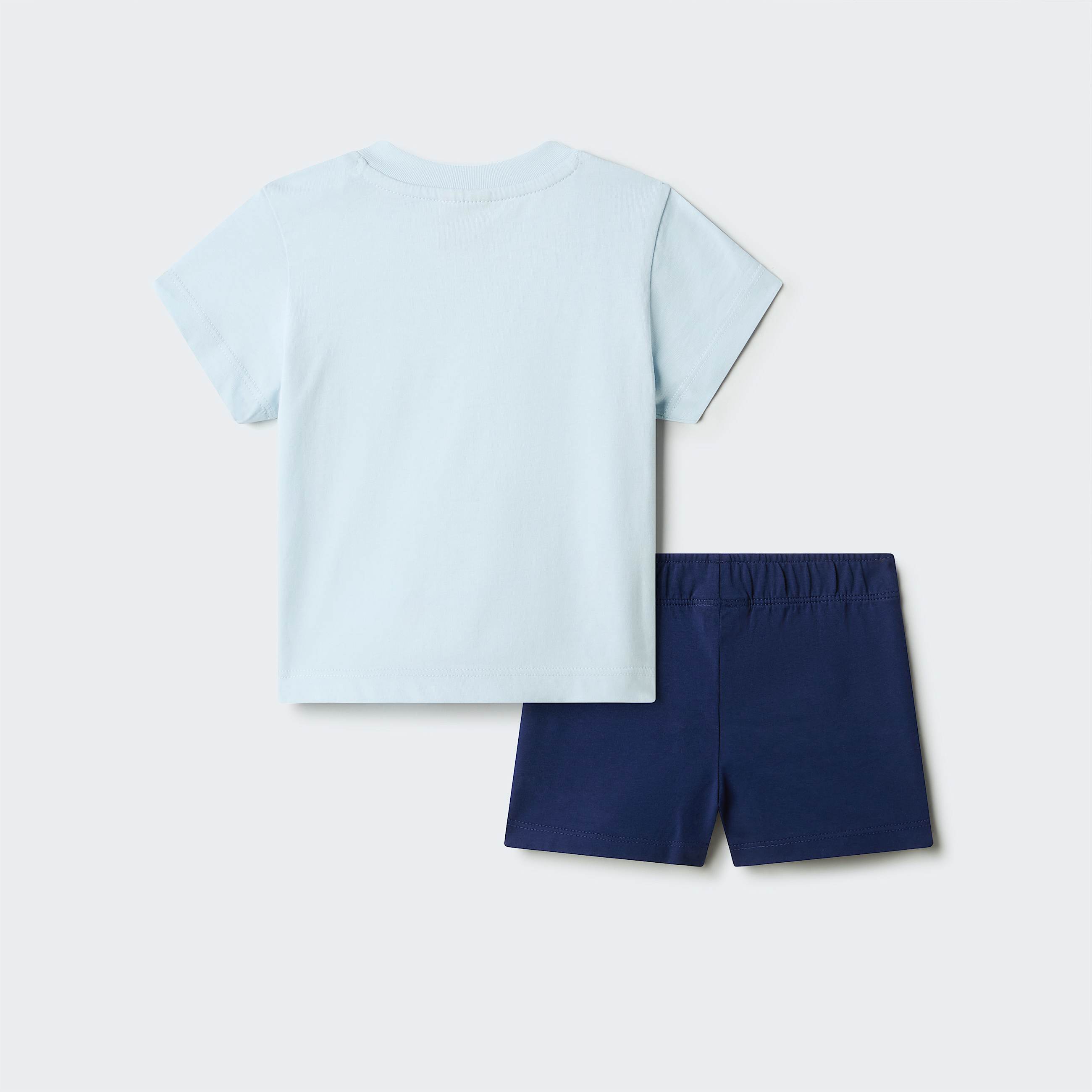 Baby NSE Box Play Regular Shorts Set TNF Polar HazeSummit Navy ALT21
