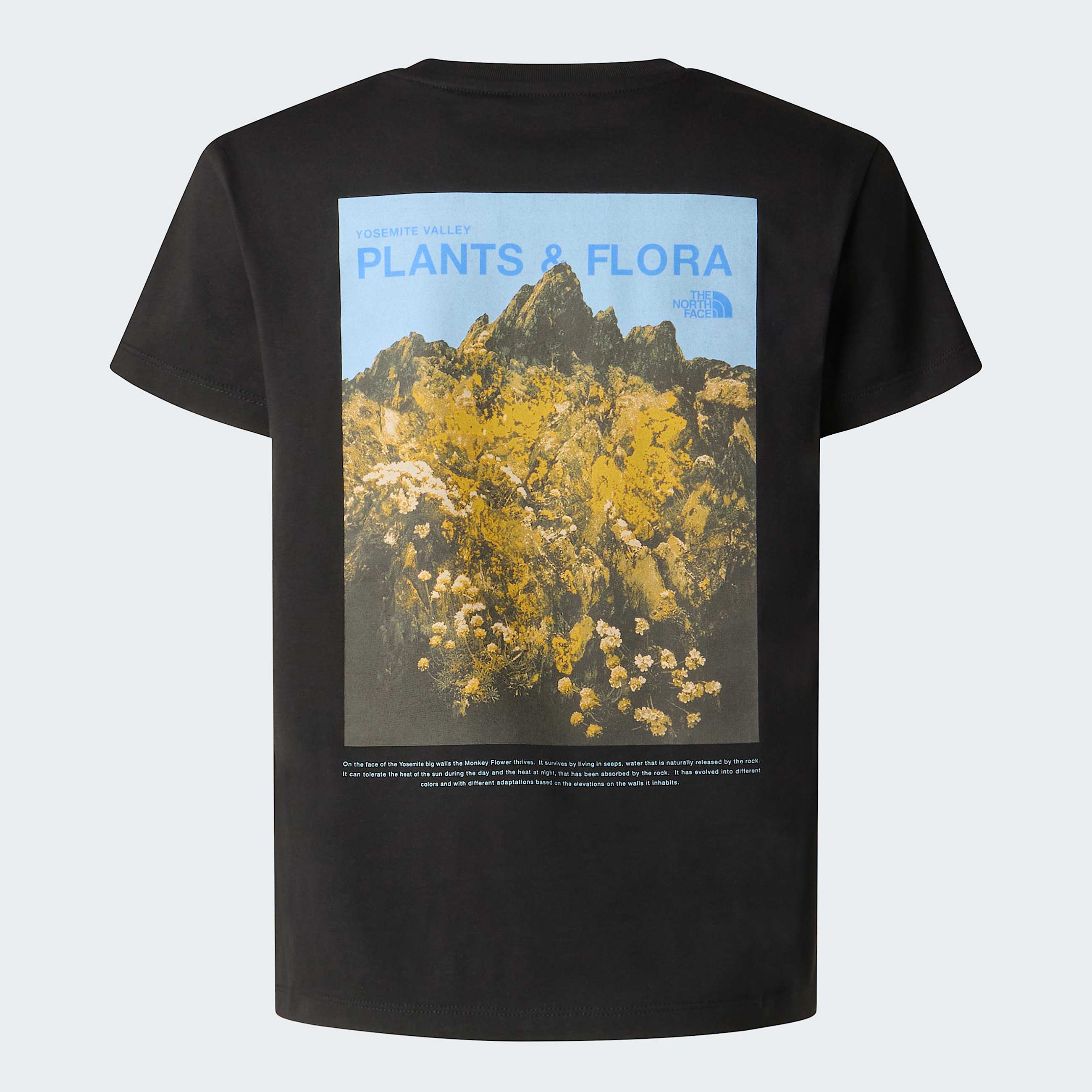 Girls Flora Relaxed TShirt TNF TNF Black ALT21