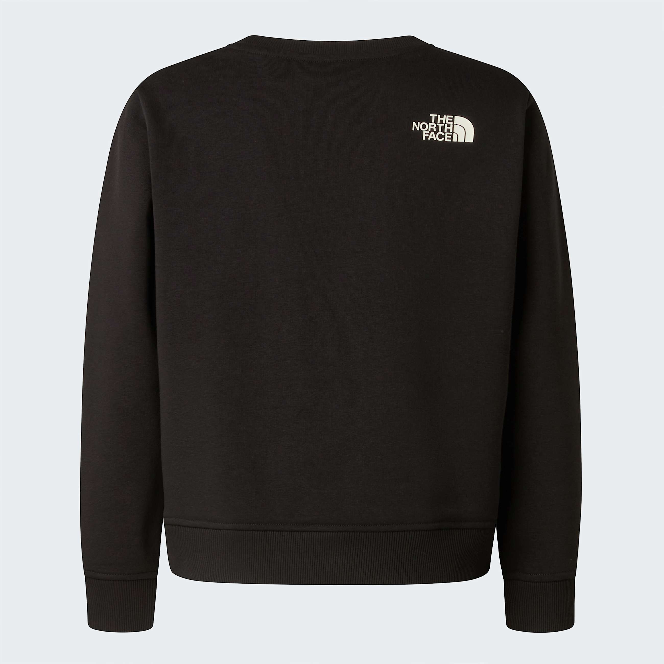 Girls Flora Relaxed Sweatshirt TNF TNF Black ALT21