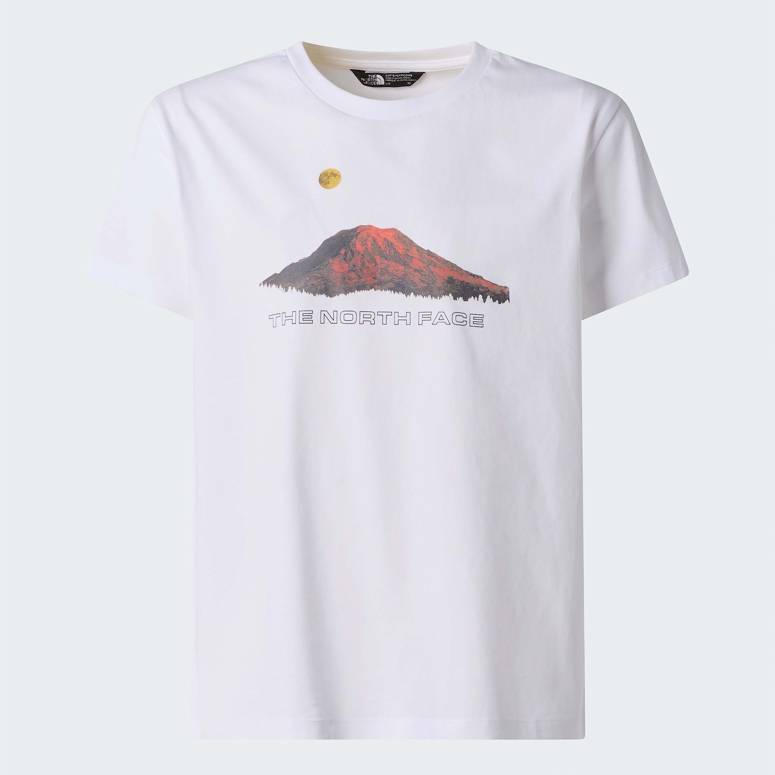 Boys Mountain Night Relaxed TShirt TNF TNF White ALT20
