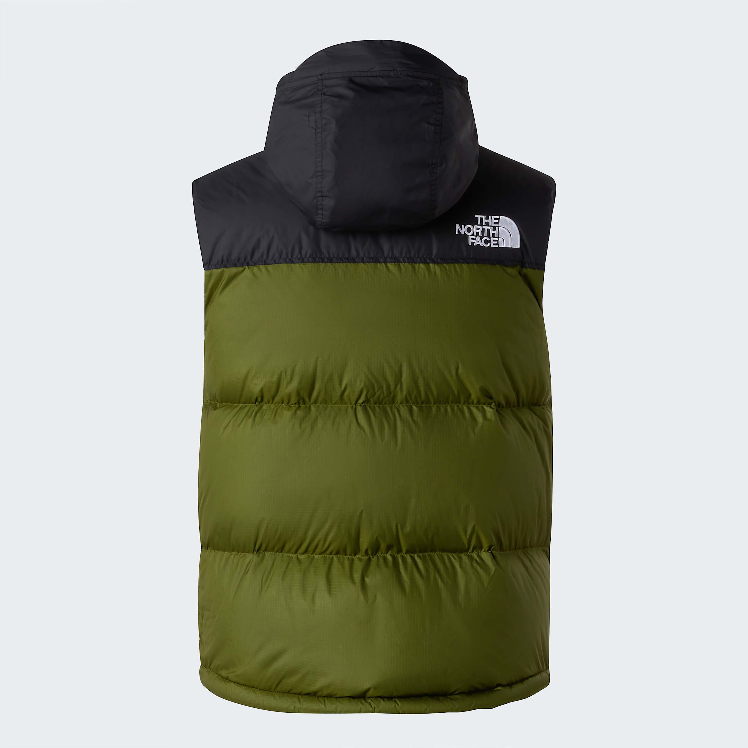 Mens 1996 Retro Nuptse Gilet TNF Woodland GreenTNF Black ALT21