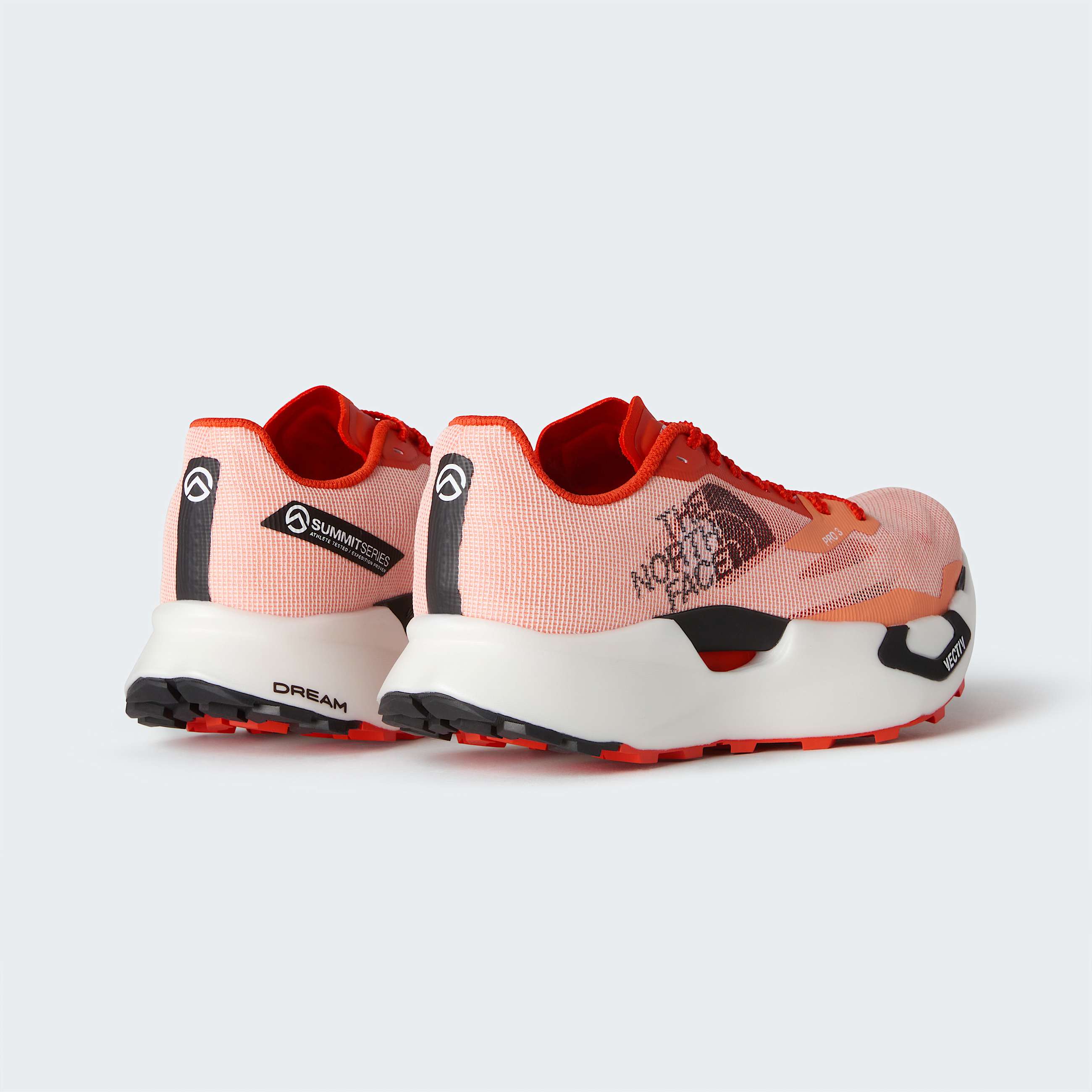 Summit VECTIV Pro 3 Trail Running Shoes TNF Citrus RustLava Red ALT6