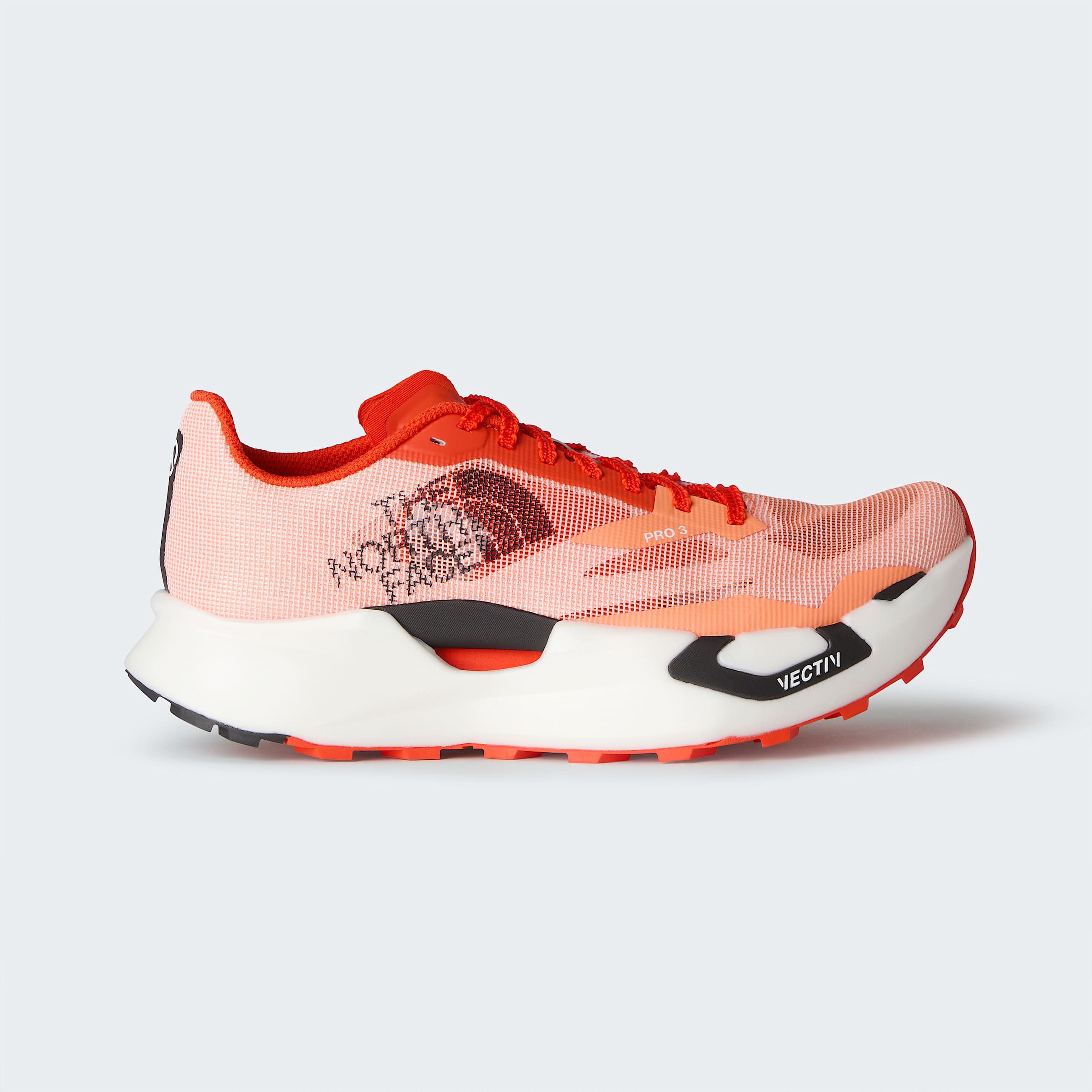 Summit VECTIV Pro 3 Trail Running Shoes TNF Citrus RustLava Red HERO