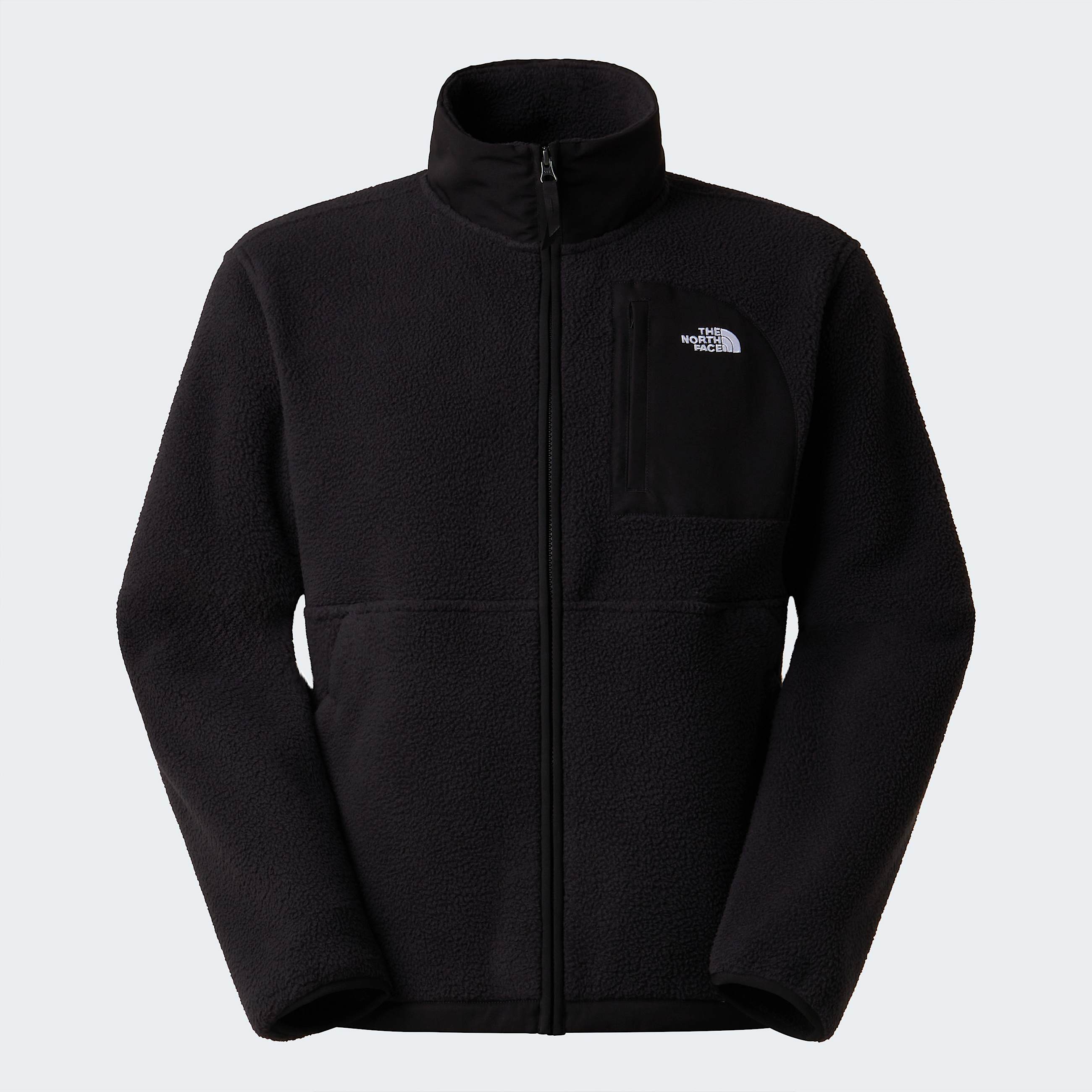 Yumiori OffPeak Fleecejacke mit durchgehendem RV fr Herren TNF TNF Black ALT20