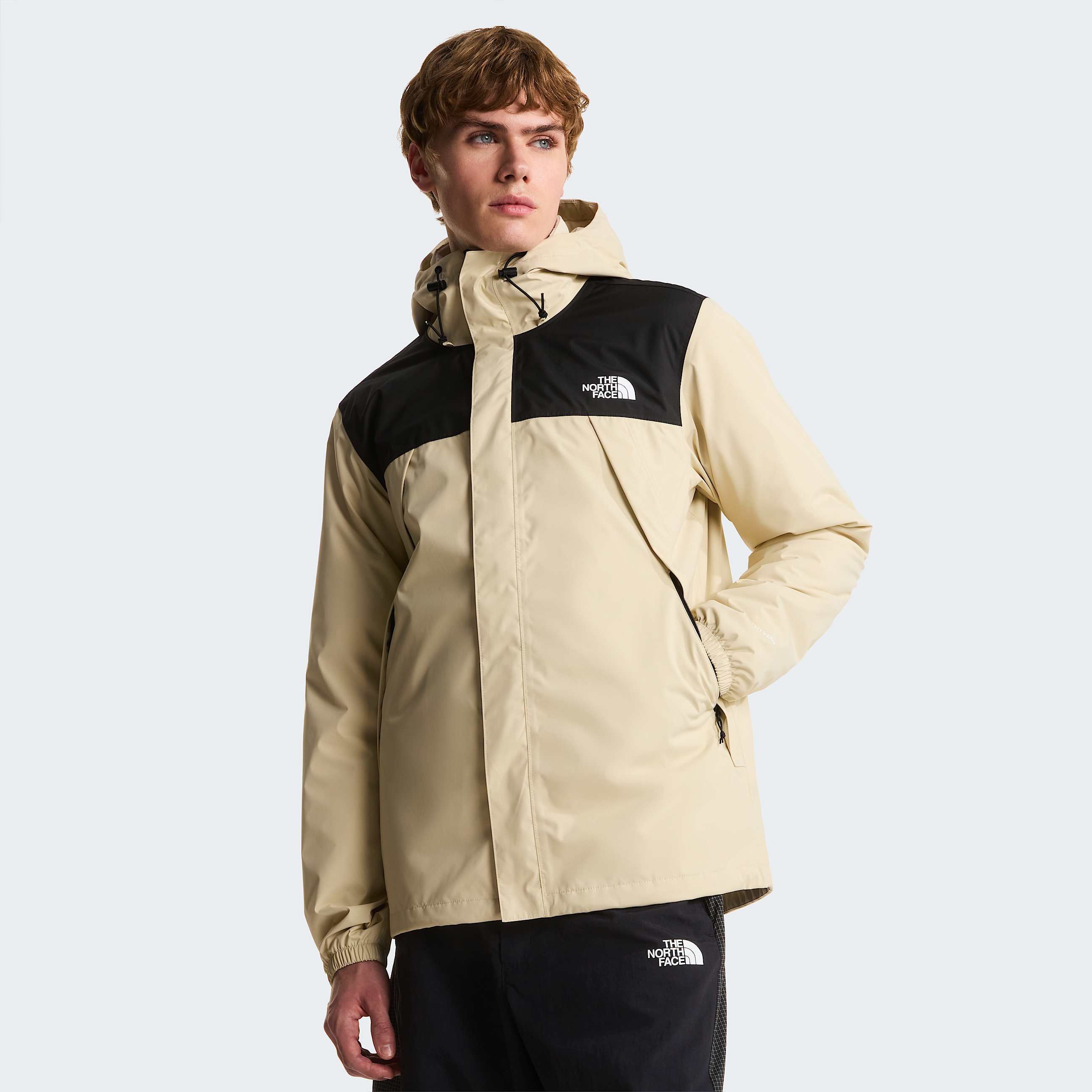Mens Antora Jacket TNF Desert StoneTNF Black HERO
