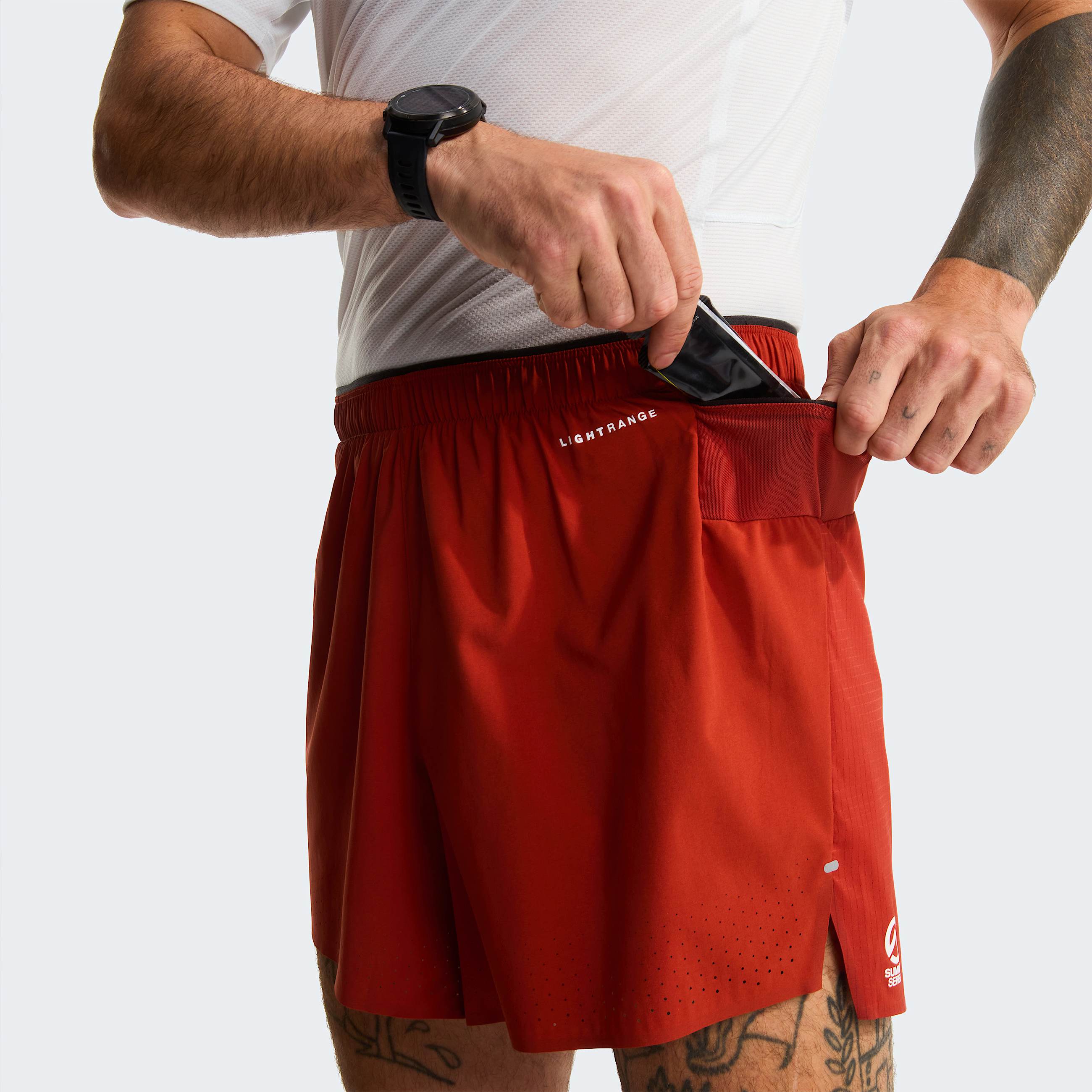 Mens Summit Pacesetter 5 Shorts TNF Iron Clay ALT5