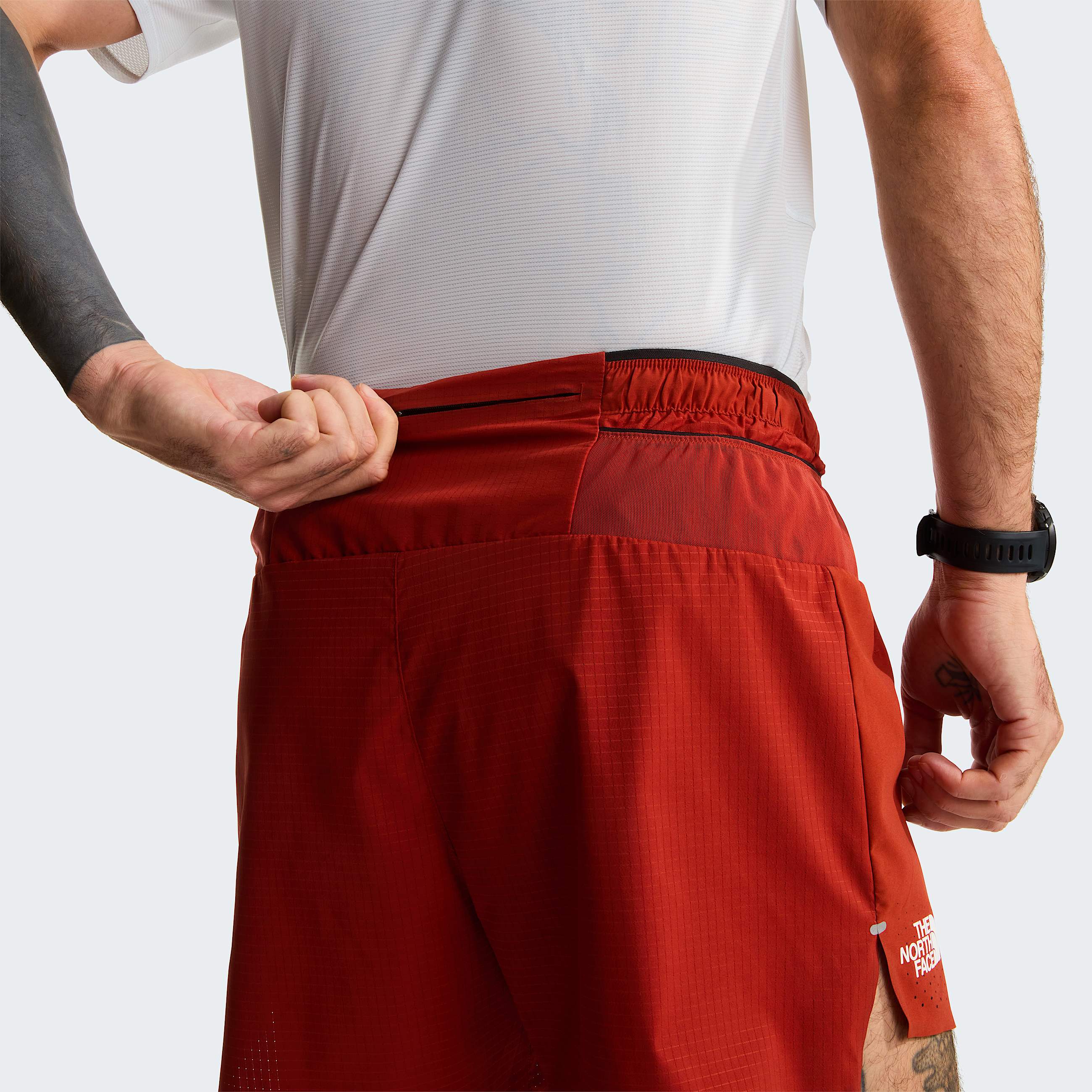 Mens Summit Pacesetter 5 Shorts TNF Iron Clay ALT6