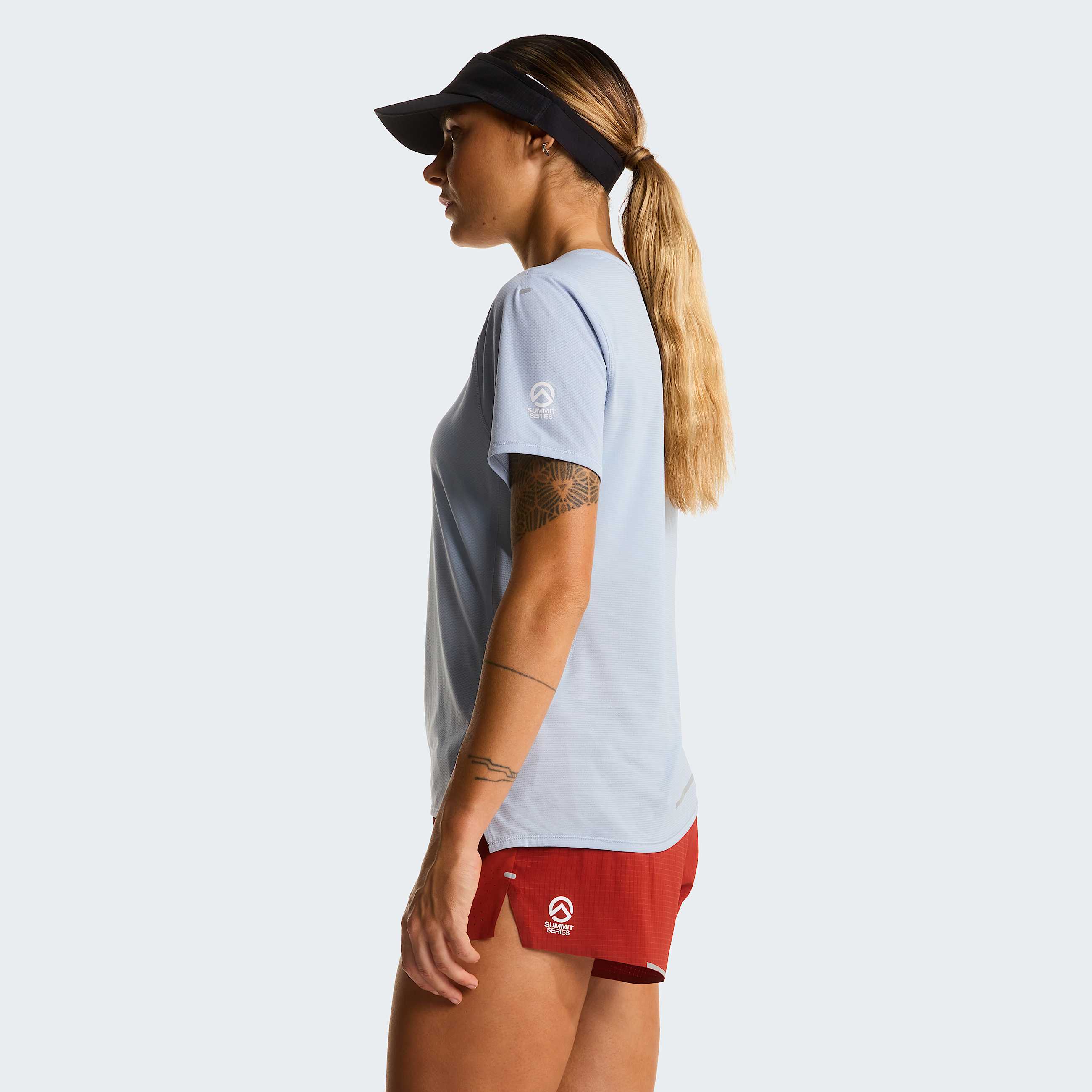 Womens Summit High Trail TShirt TNF Frost Grey ALT2