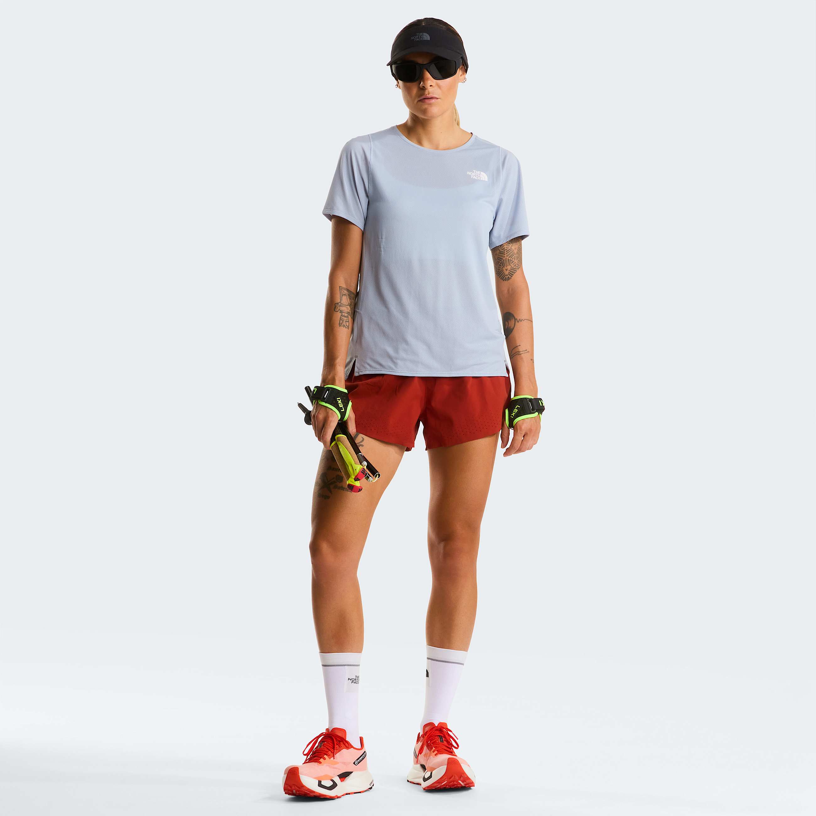 Womens Summit High Trail TShirt TNF Frost Grey ALT4