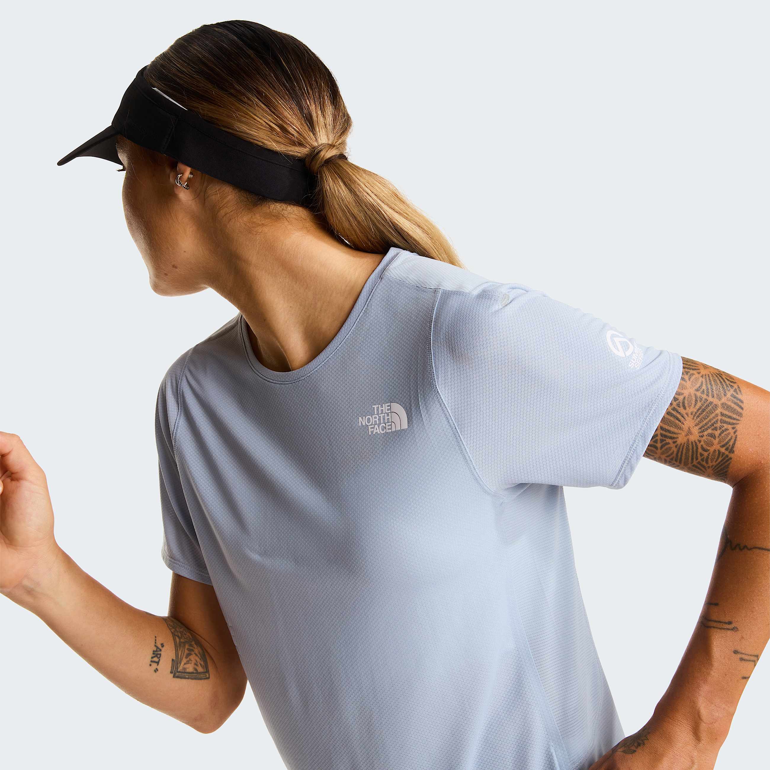 Womens Summit High Trail TShirt TNF Frost Grey ALT5