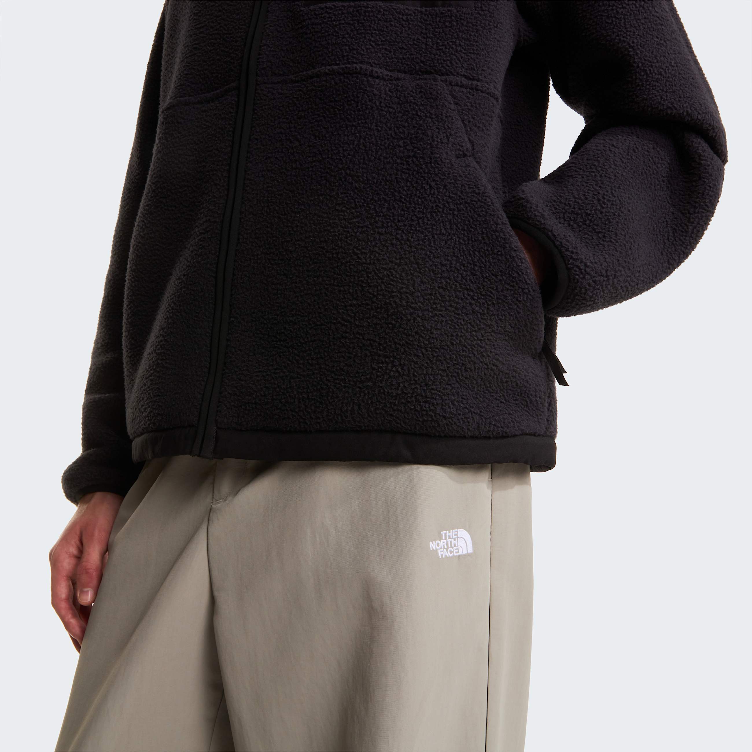 Yumiori OffPeak Fleecejacke mit durchgehendem RV fr Herren TNF TNF Black ALT6