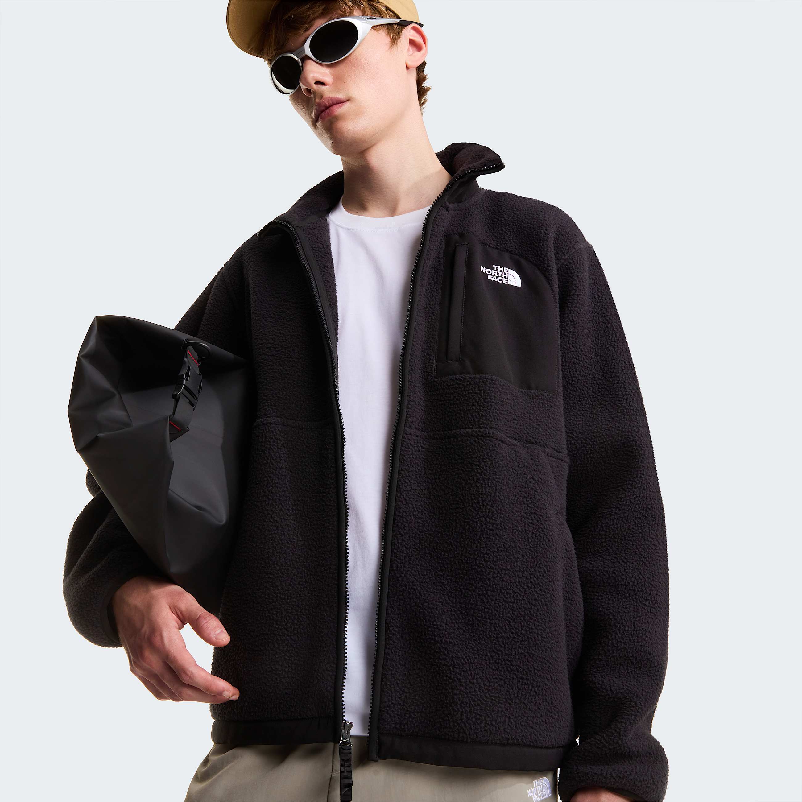 Yumiori OffPeak Fleecejacke mit durchgehendem RV fr Herren TNF TNF Black ALT9