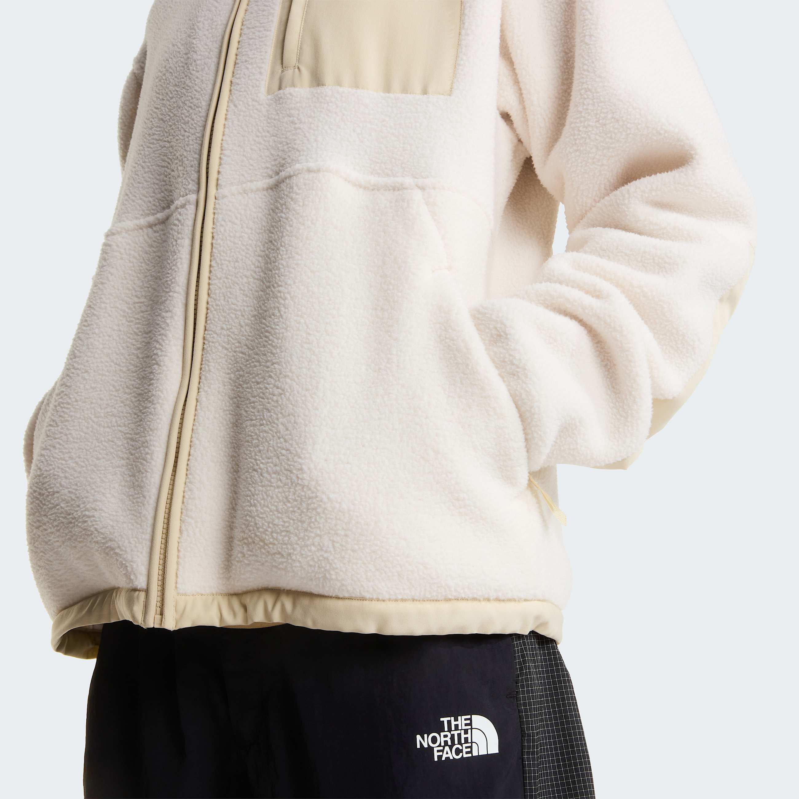 Yumiori OffPeak Fleecejacke mit durchgehendem RV fr Herren TNF White DuneDesert Stone ALT6