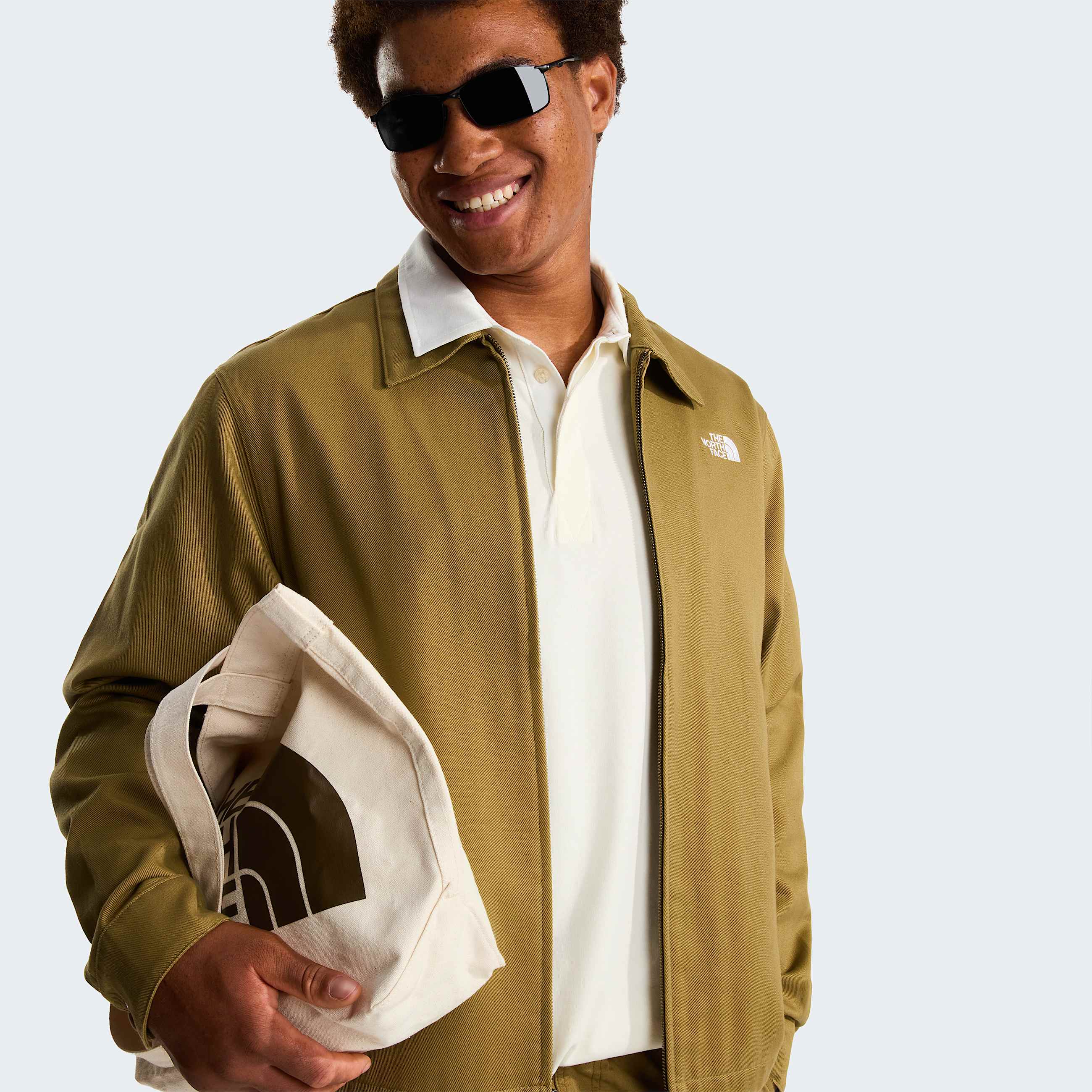 Giacca con colletto in twill da uomo TNF ALT8