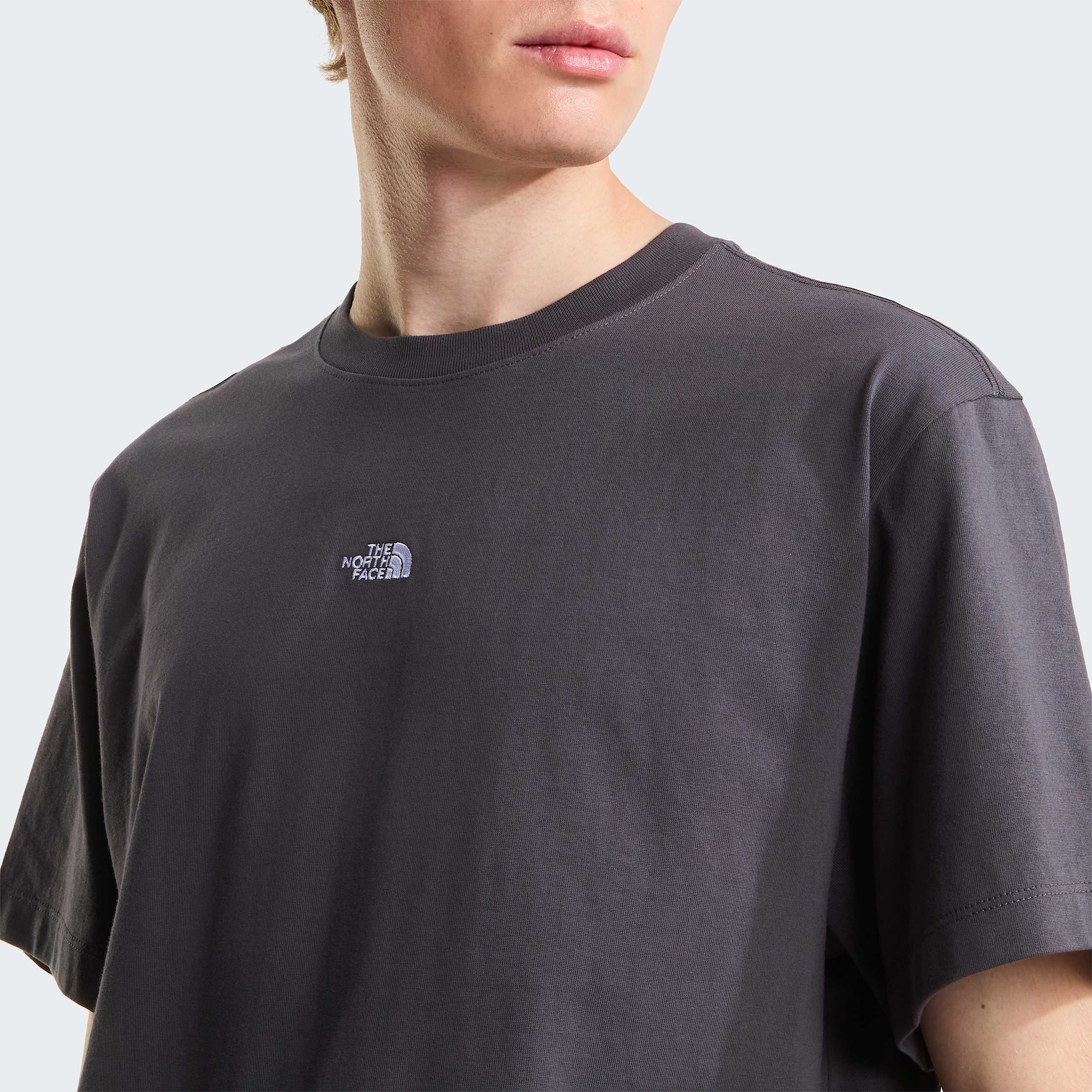 Tshirt dcontract Essential avec logo central pour homme TNF Anthracite Grey ALT4