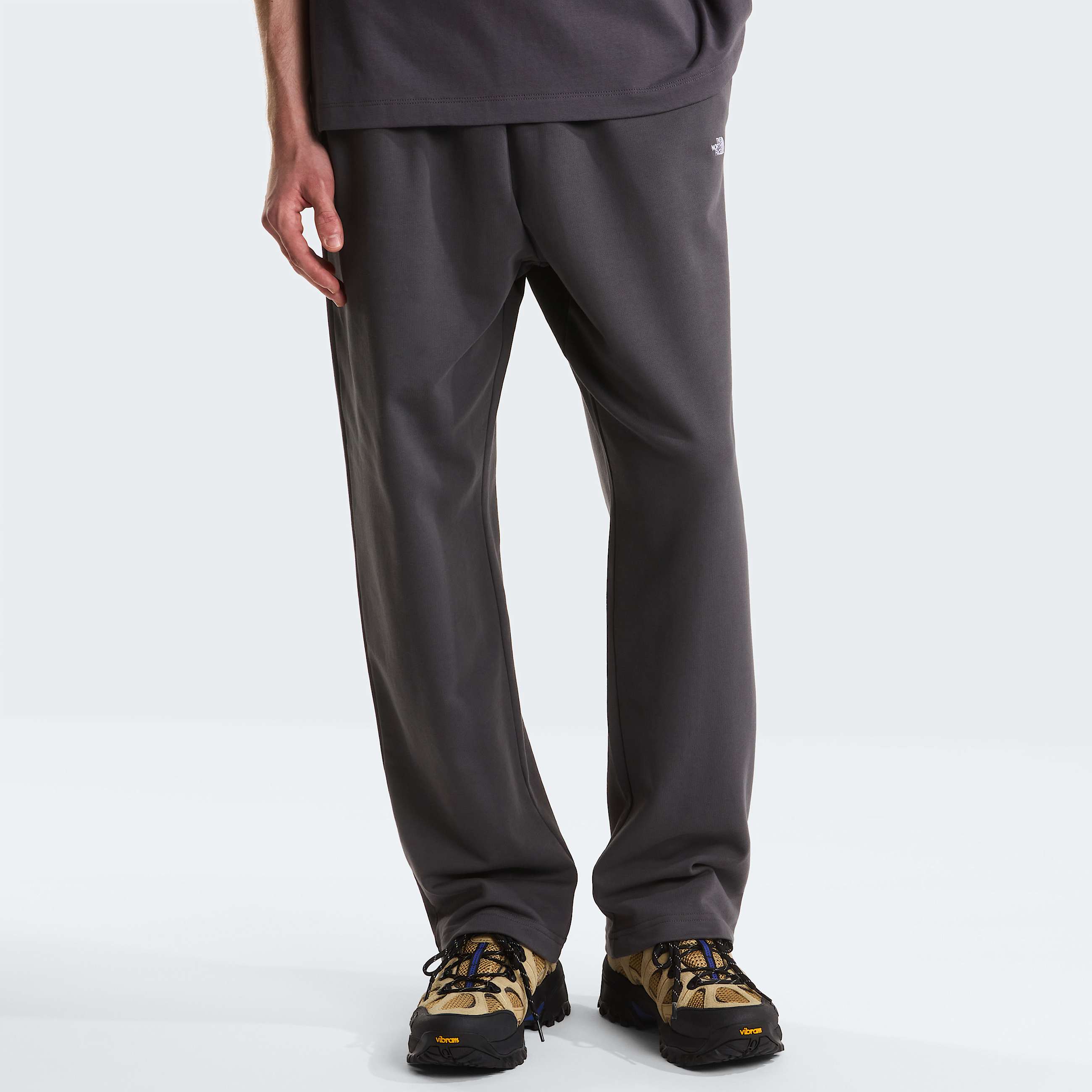 Mens Essential Light Relaxed Straight Joggers TNF Anthracite Grey HERO