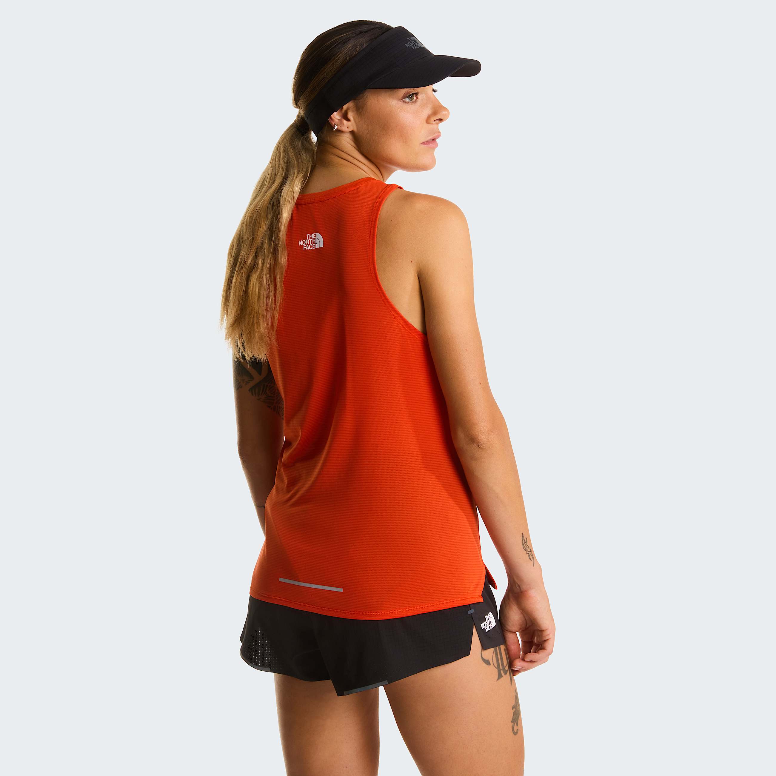 Canotta da corsa Summit High Trail da donna TNF Lava Red ALT3