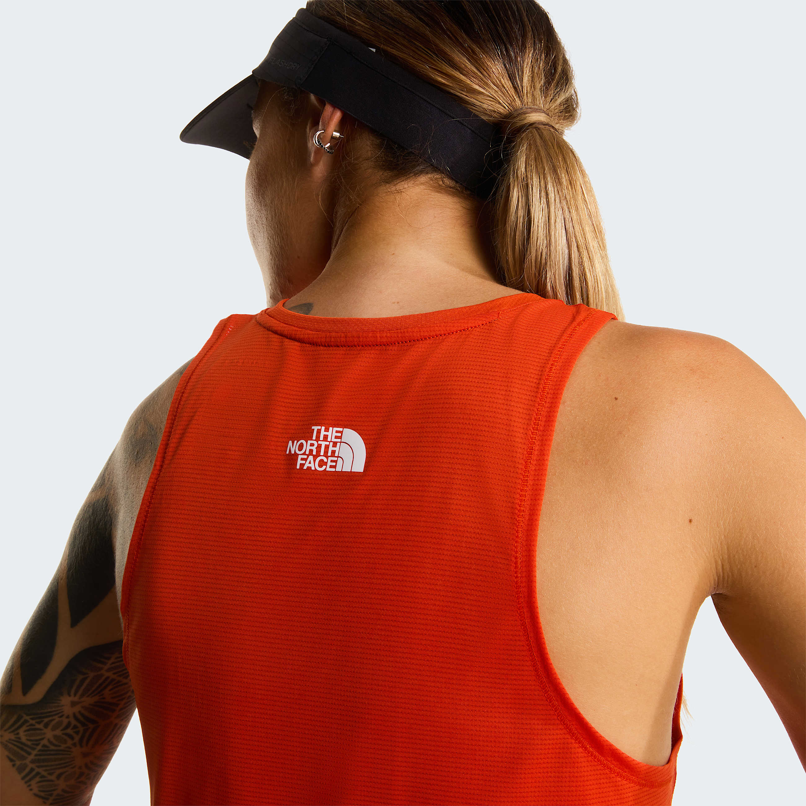 Canotta da corsa Summit High Trail da donna TNF Lava Red ALT5