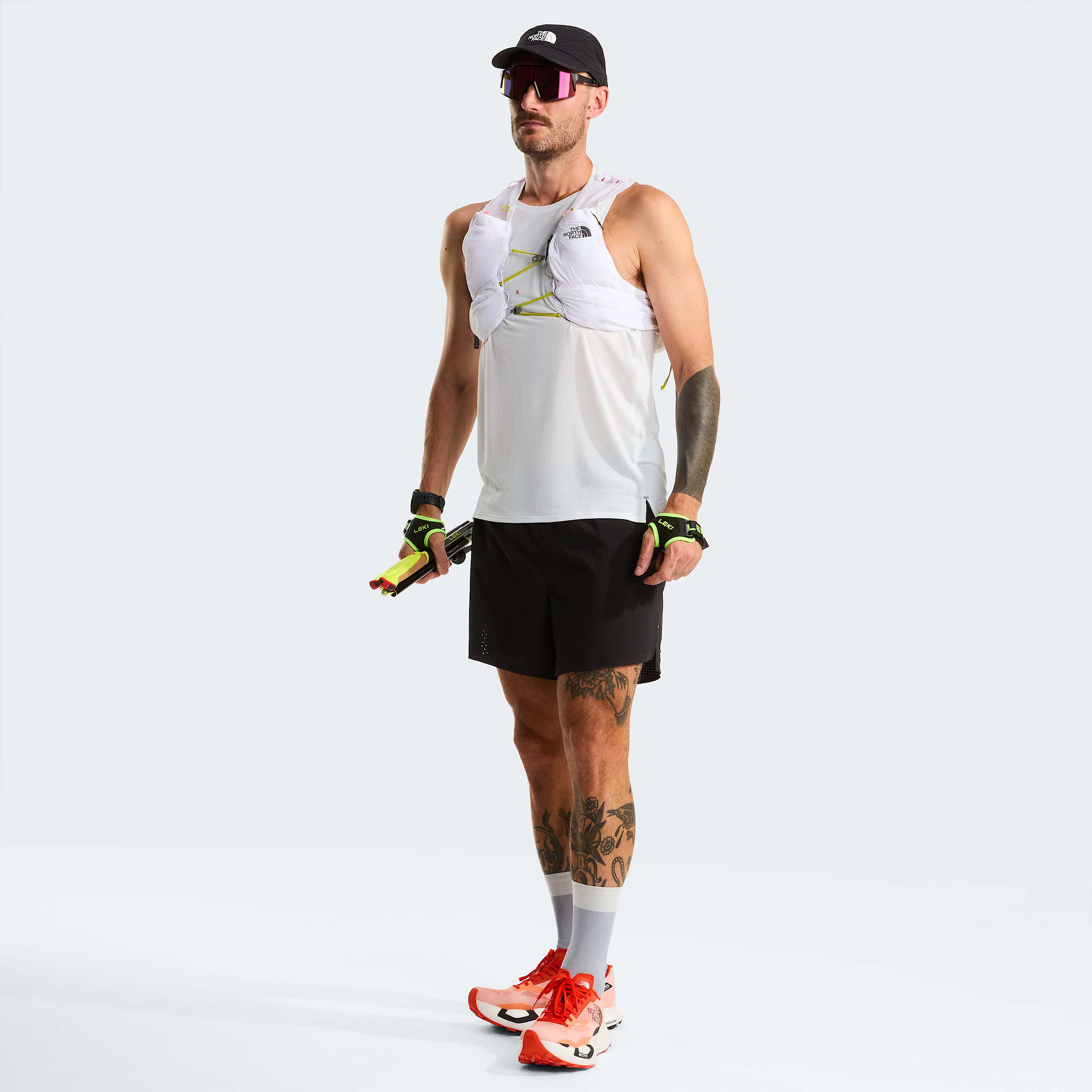 Mens Summit High Trail Run Tank Top TNF ALT1