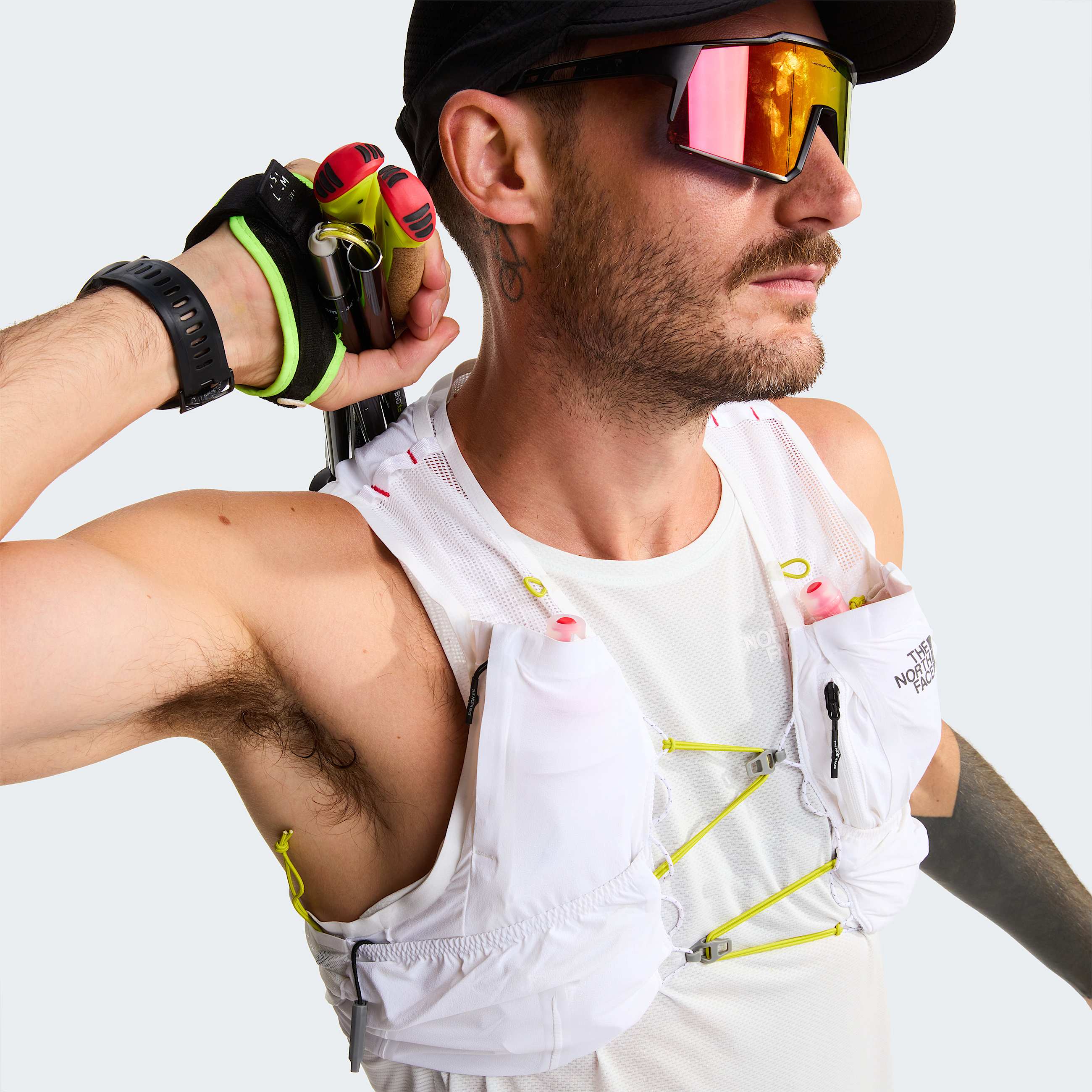 Mens Summit High Trail Run Tank Top TNF ALT8