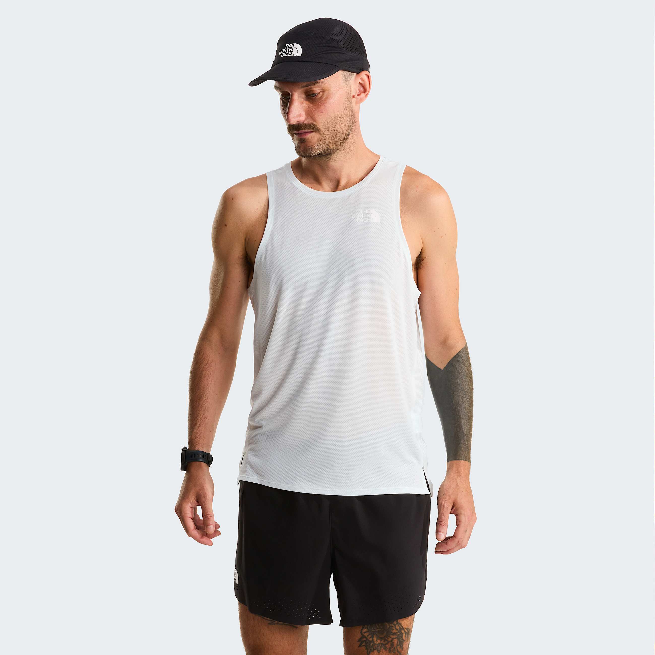 Mens Summit High Trail Run Tank Top TNF HERO