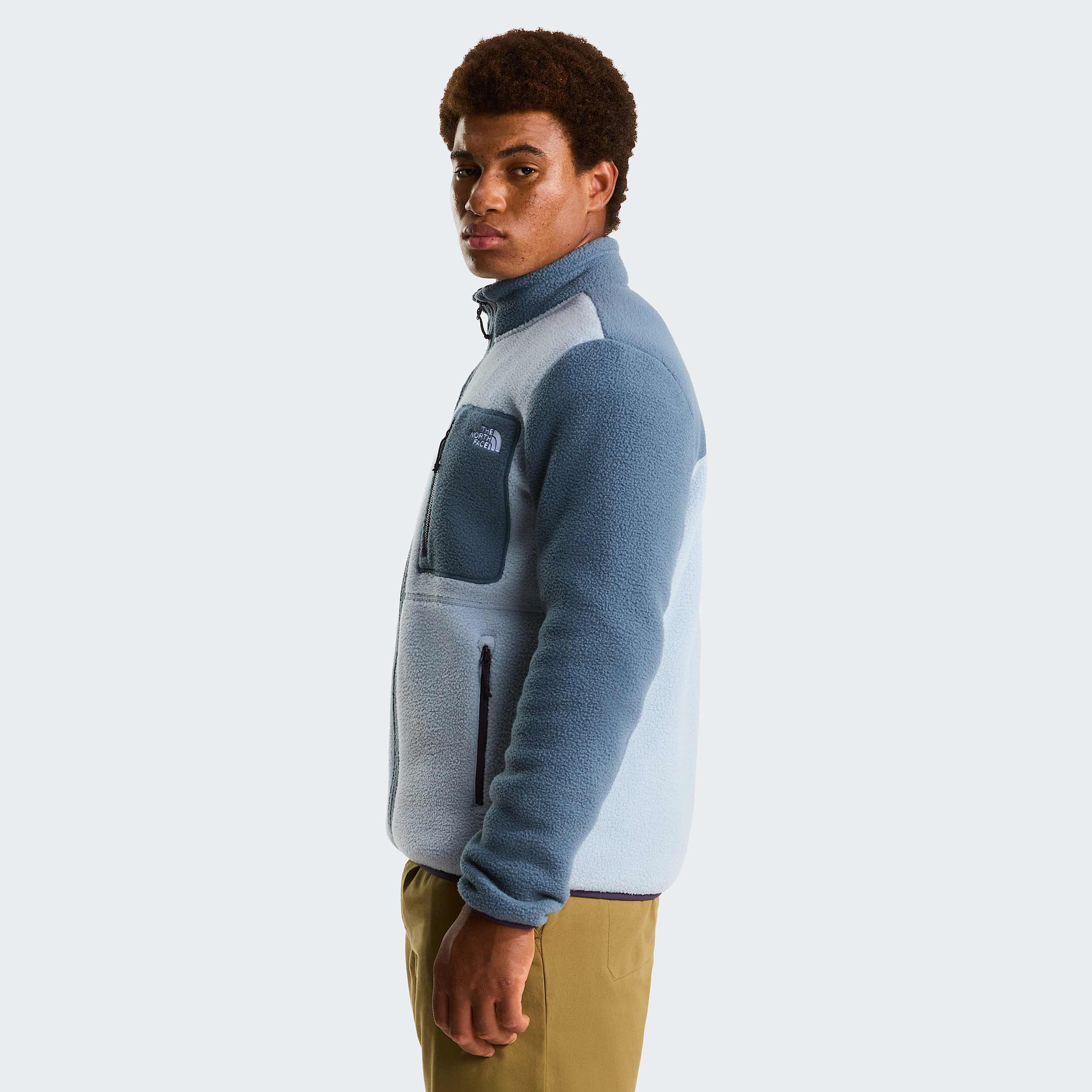 Yumiori Fleecejacke mit durchgehendem RV fr Herren TNF Frost GreyGranite GreyEndless Dusk ALT2