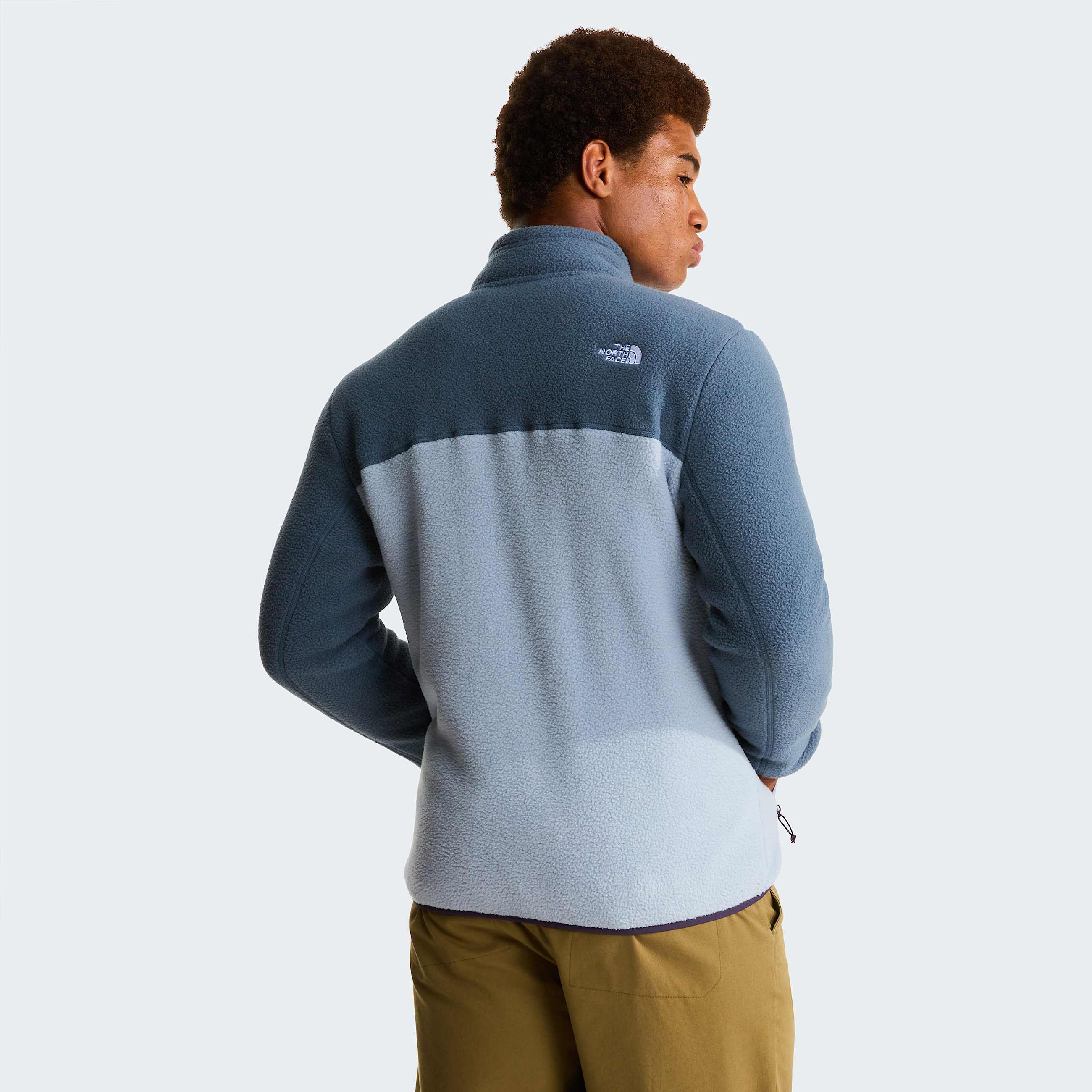 Yumiori Fleecejacke mit durchgehendem RV fr Herren TNF Frost GreyGranite GreyEndless Dusk ALT3