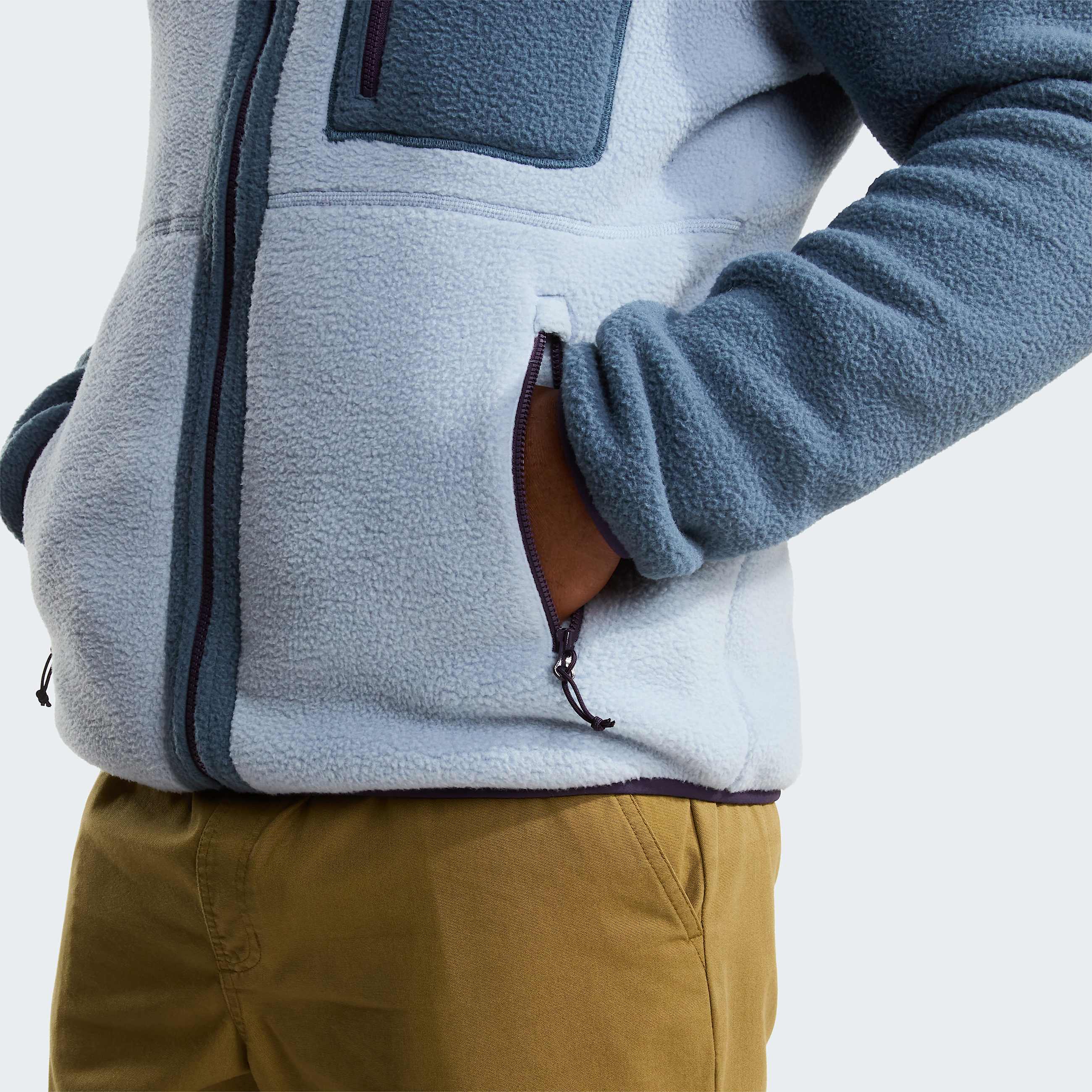 Yumiori Fleecejacke mit durchgehendem RV fr Herren TNF Frost GreyGranite GreyEndless Dusk ALT6