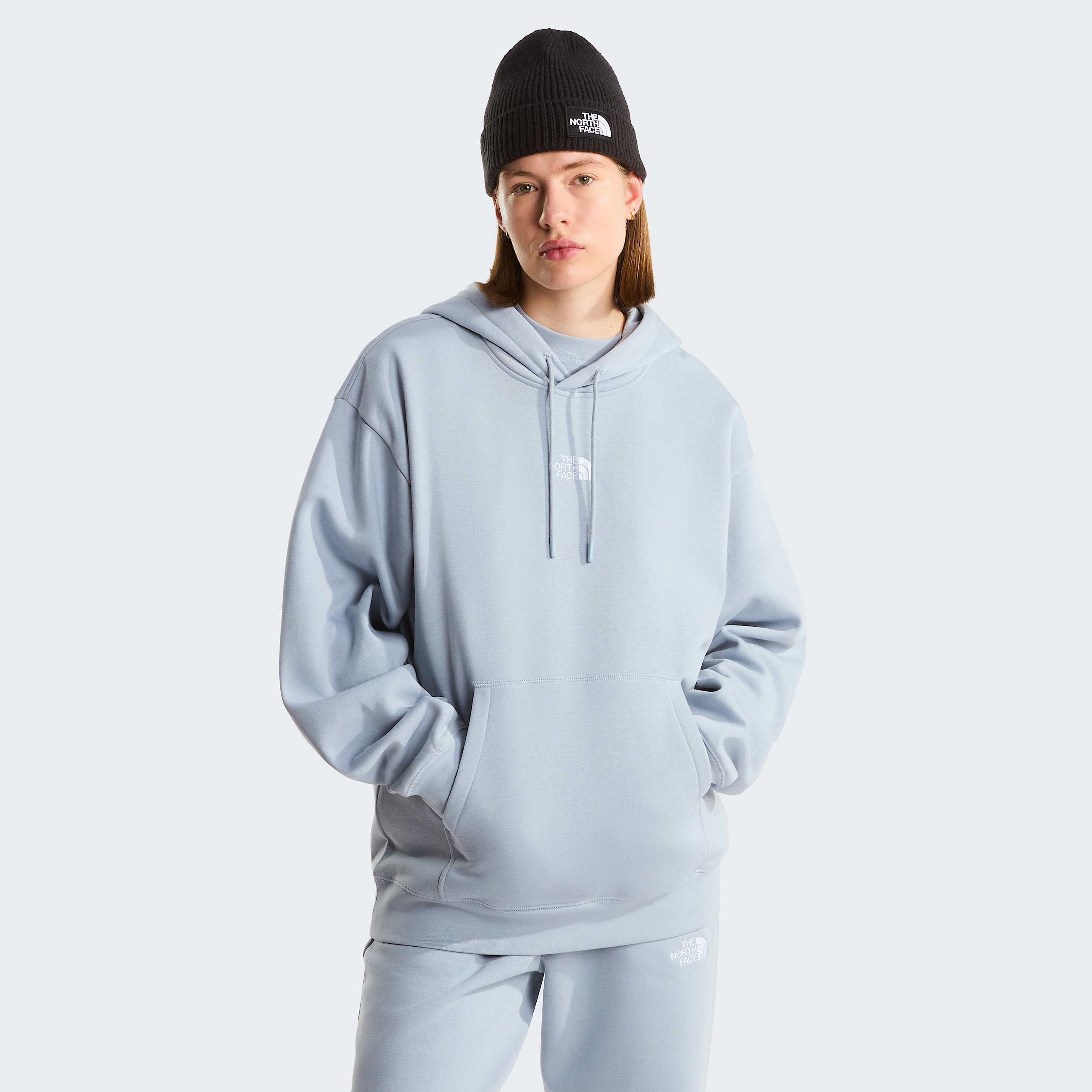 Womens Essential Hoodie TNF Frost Grey HERO